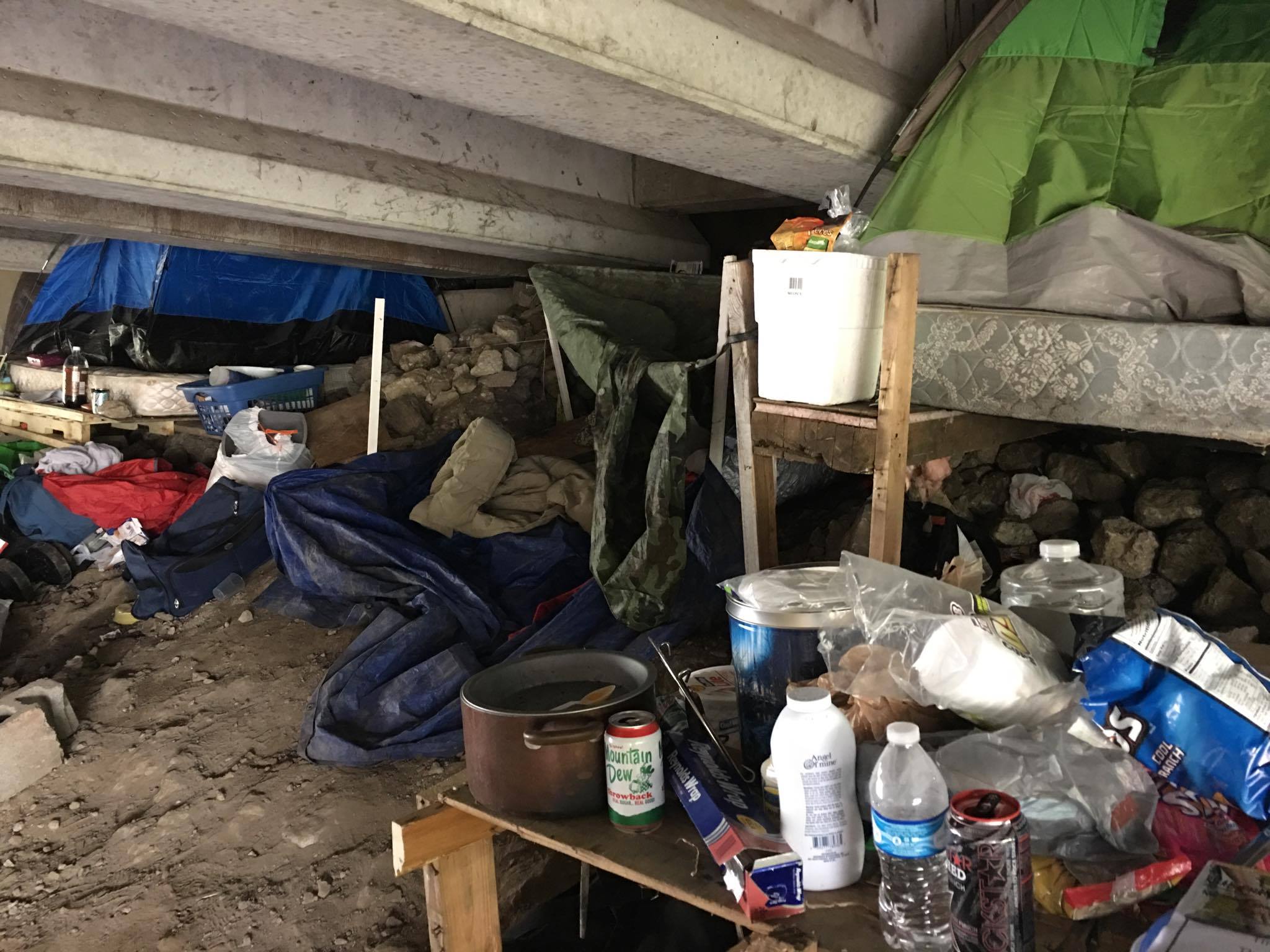 Homeless living photo