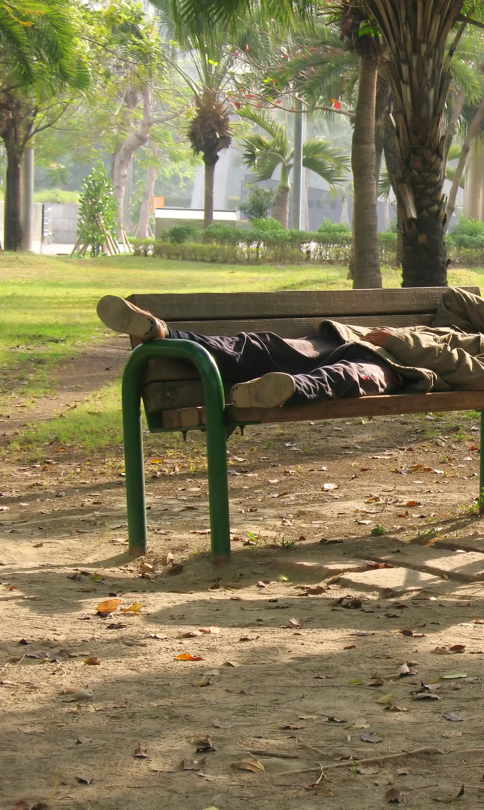Homeless man photo