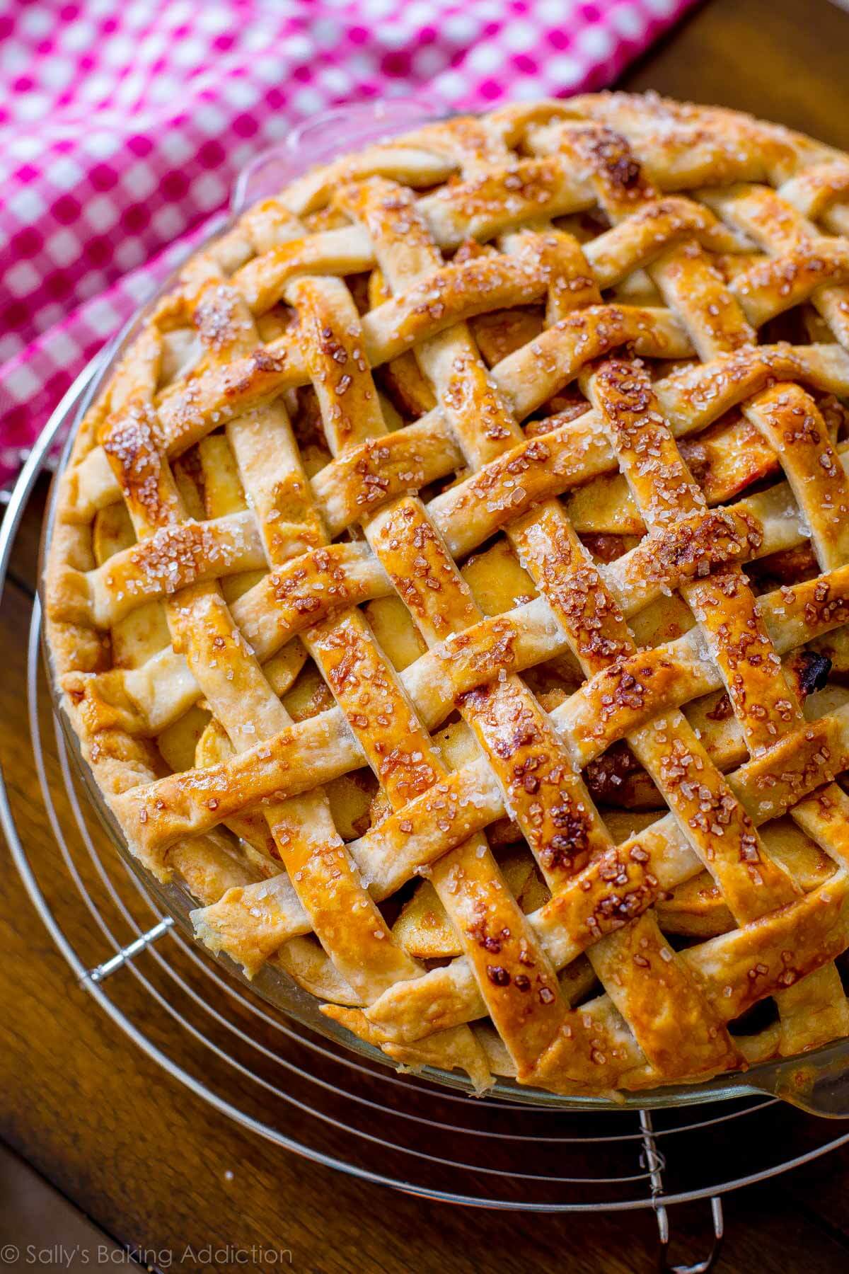 Salted Caramel Apple Pie - Sallys Baking Addiction