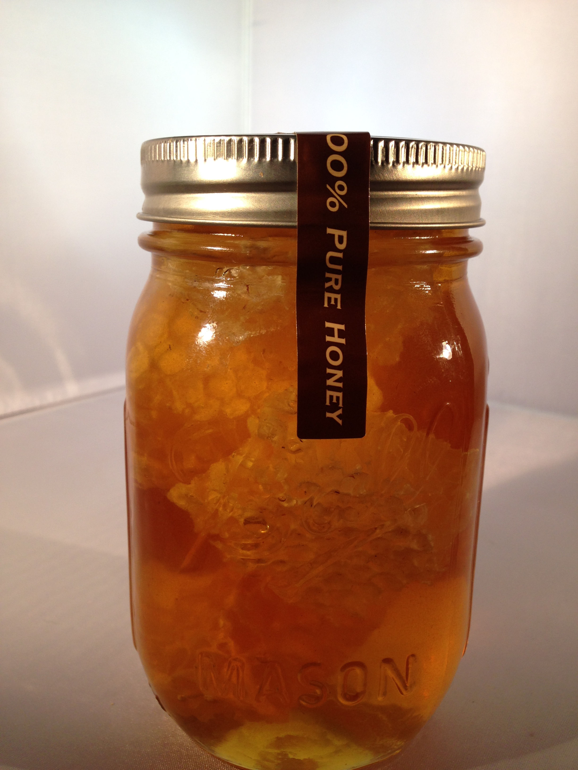 Fields of Natural Honey | Chunk Comb Honey Jar