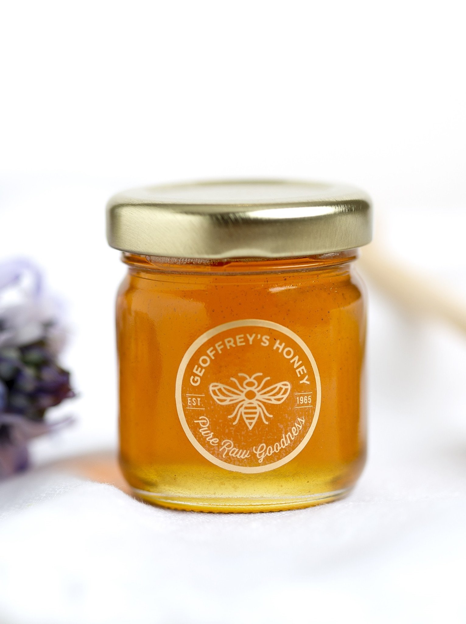 Mini Honey Jar Bomboniere & Wedding Gift - 50g | Geoffrey's Honey