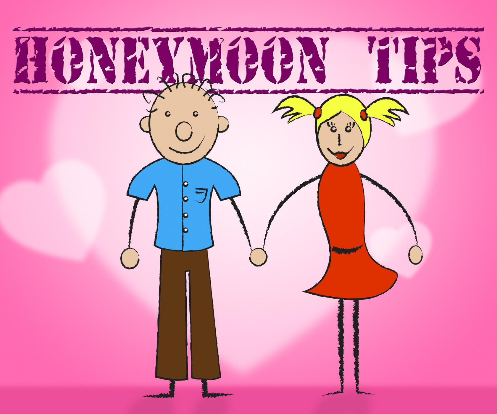 Honeymoon tips means hints romance and suggestion photo
