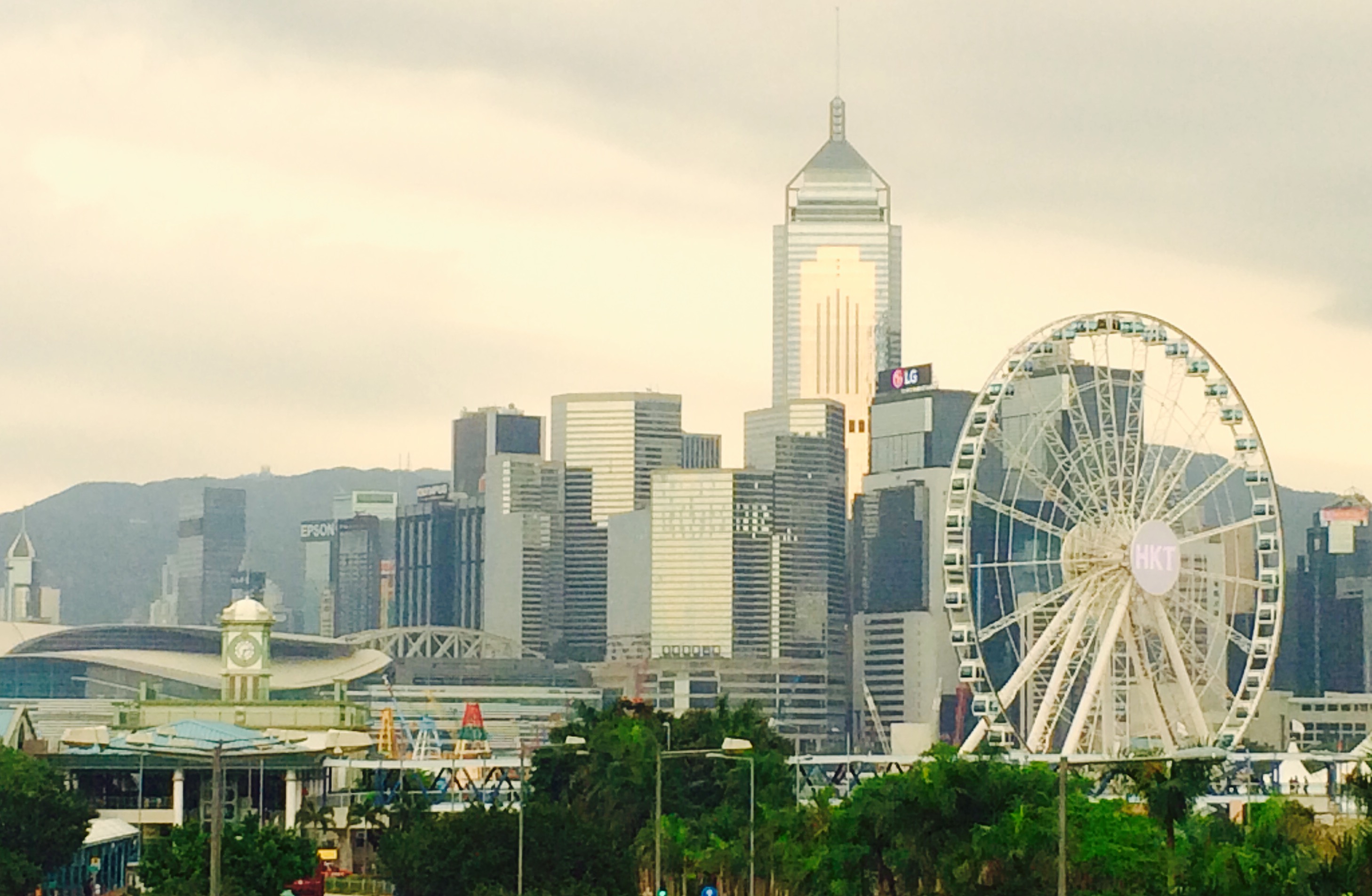Hong Kong city view -
