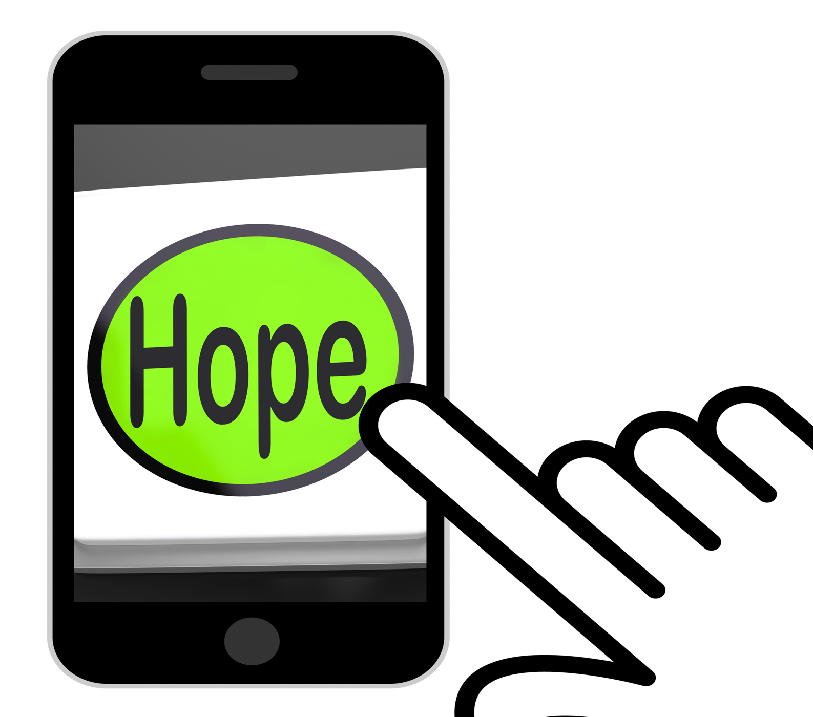 Hope button displays hoping hopeful wishing or wishful photo