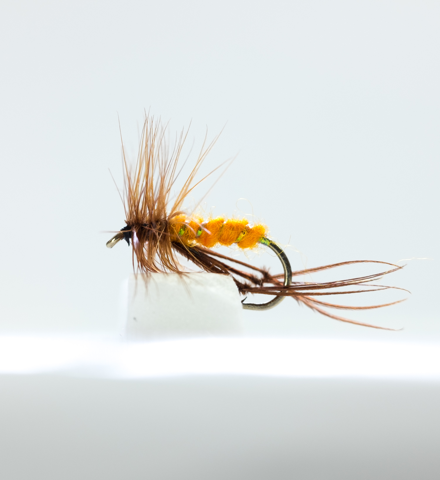 Bristol Hopper Orange Dry Fly - Dragonflies