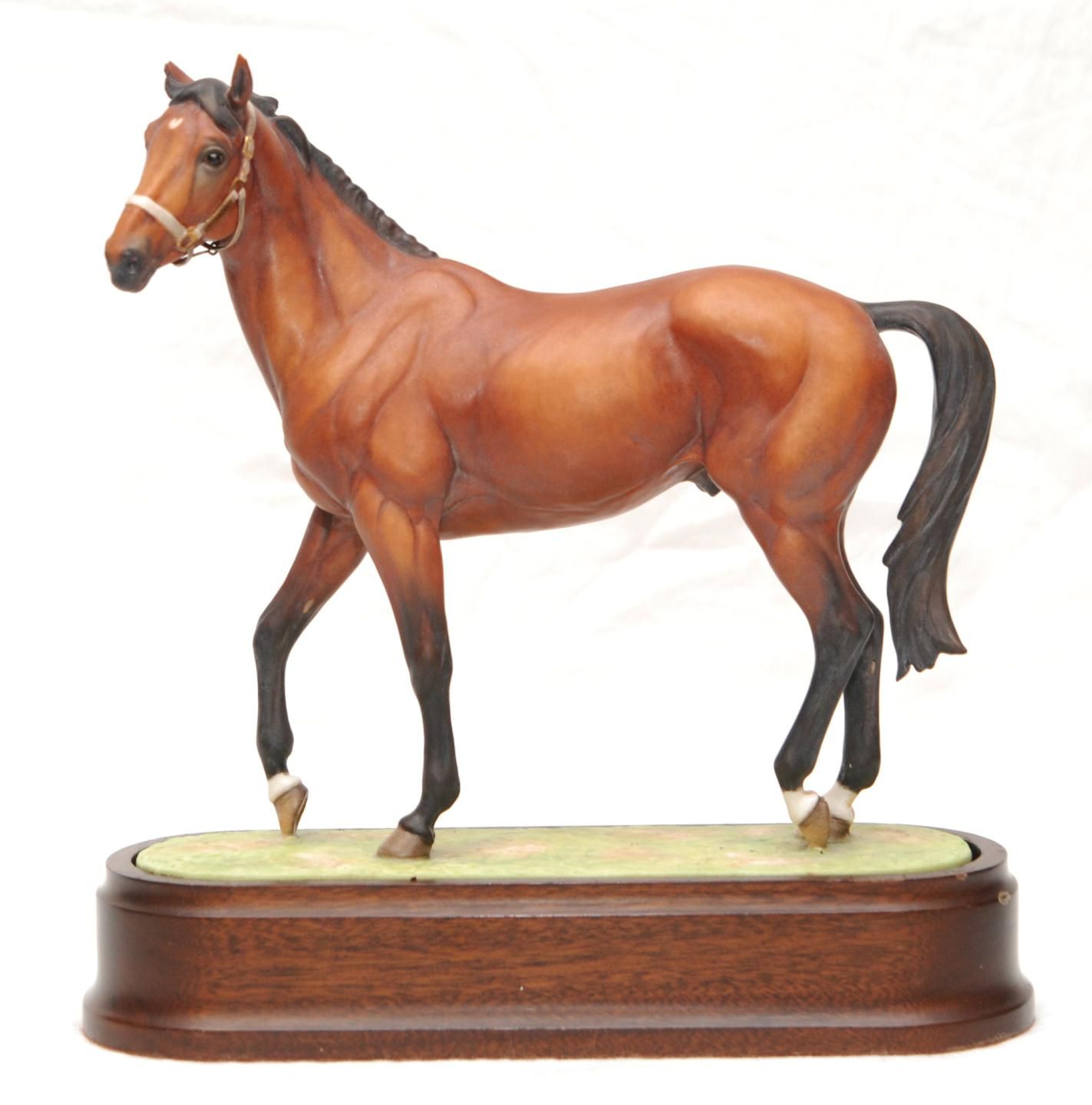 ROYAL WORCESTER 'NIJINSKY' PORCELAIN HORSE FIGURE | Animal Figurines ...