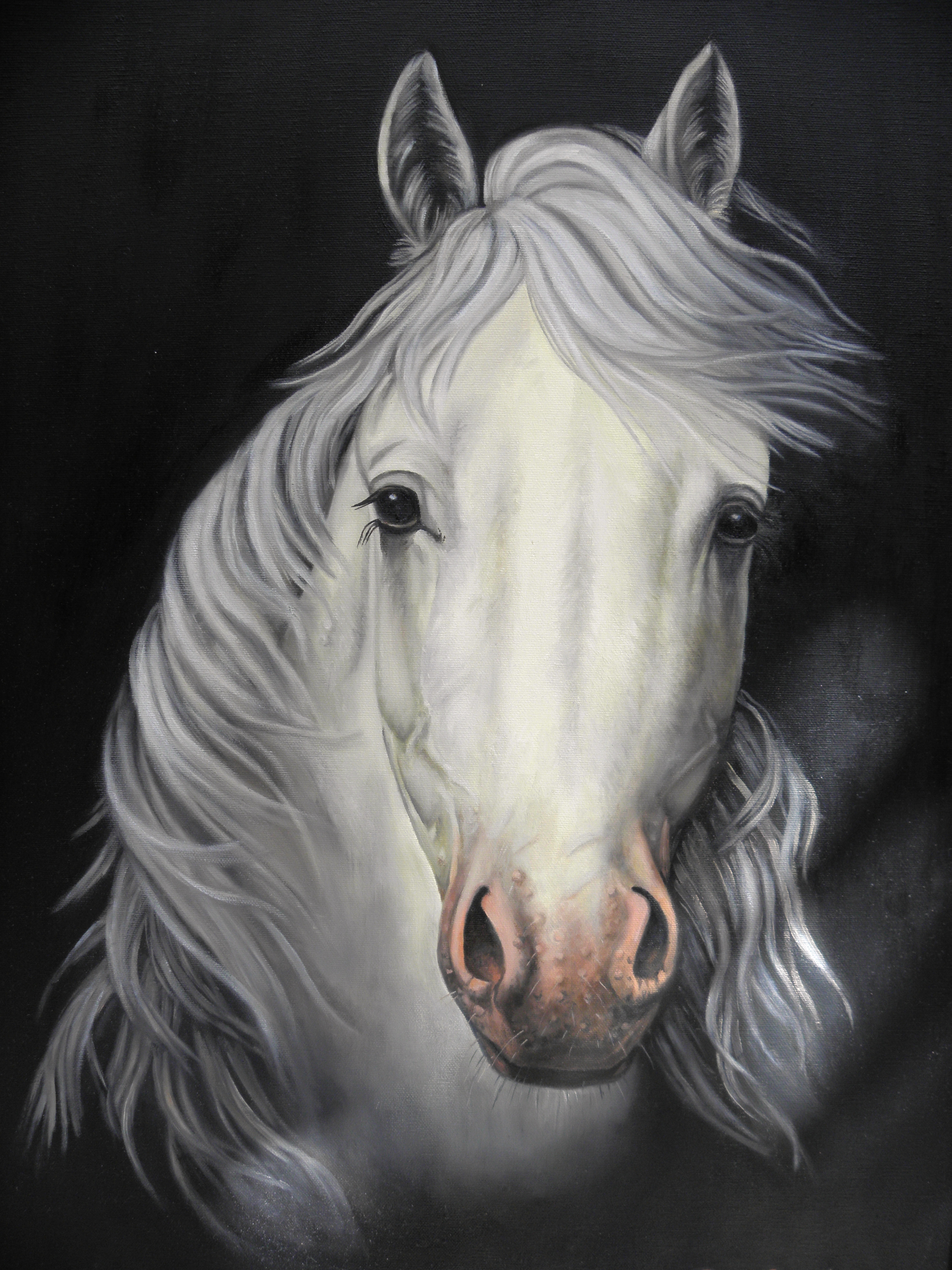 Free photo: Horse Painting - Animal, Farm, Horse - Free Download - Jooinn