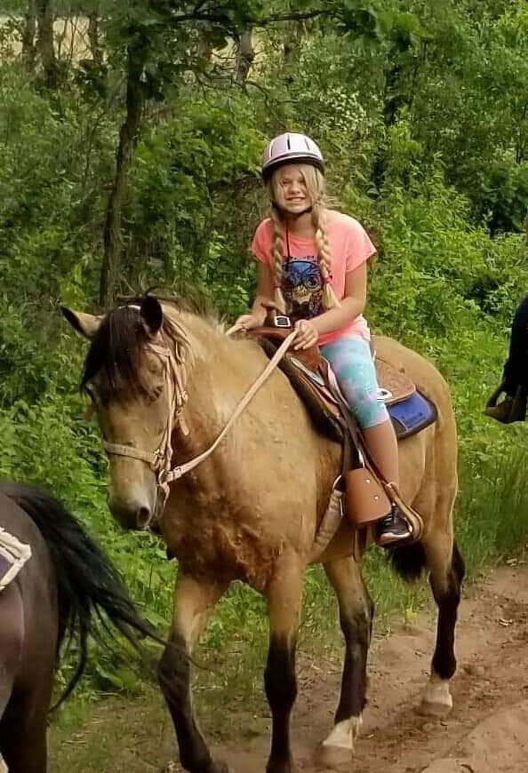 Horseback riding photo