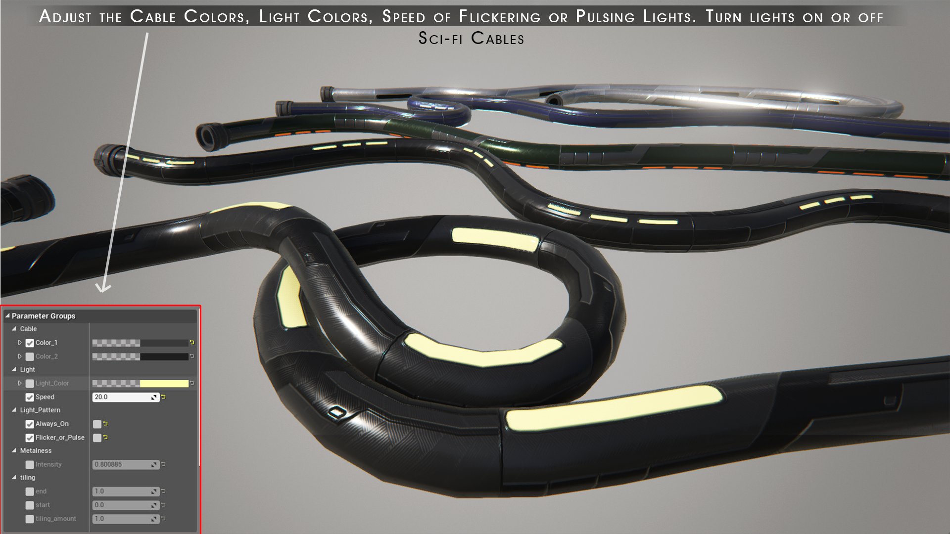 ArtStation - Spline Generated - Ropes, Hoses, Cables, Jacob Norris