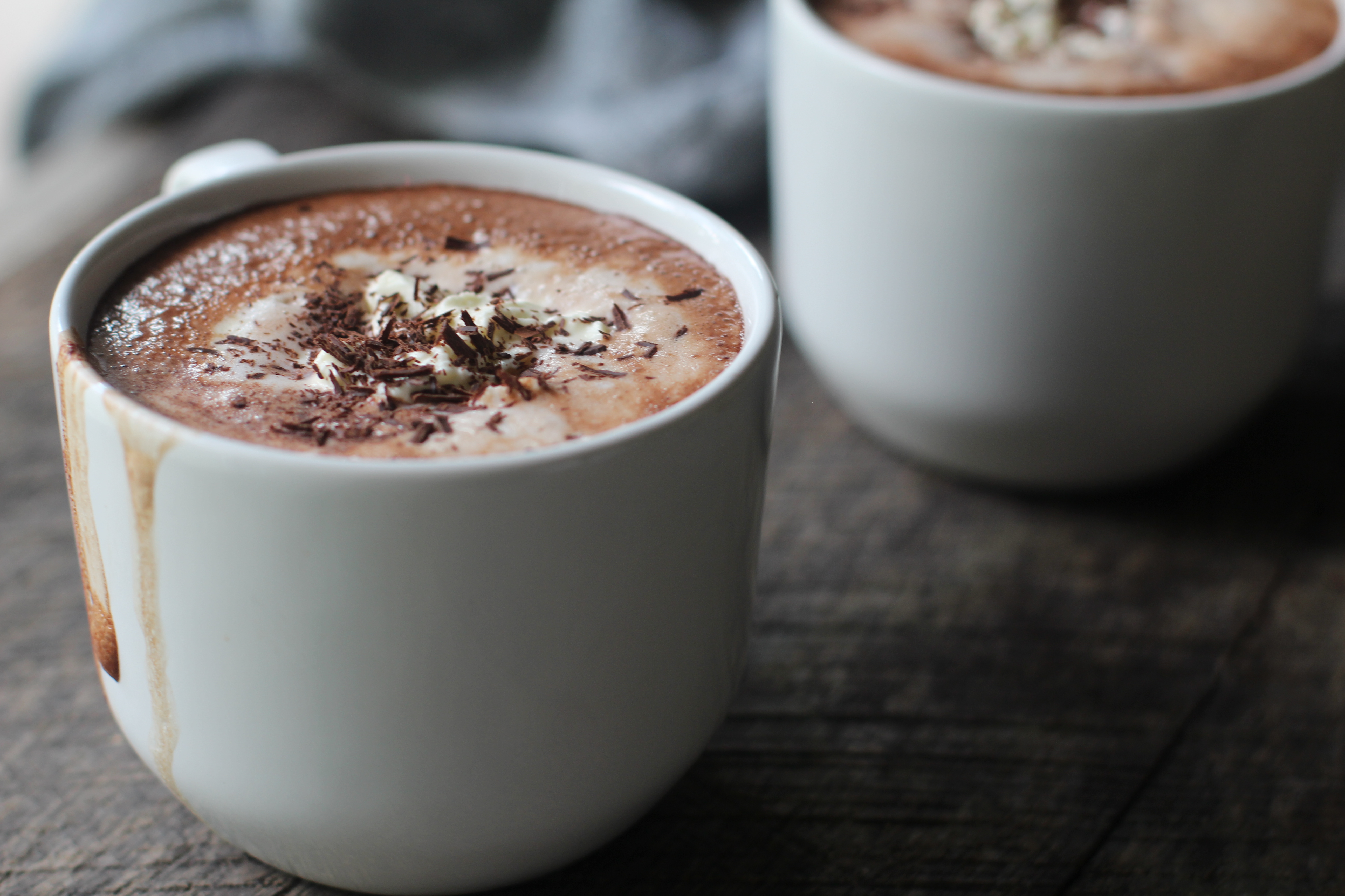 Hot chocolate. 