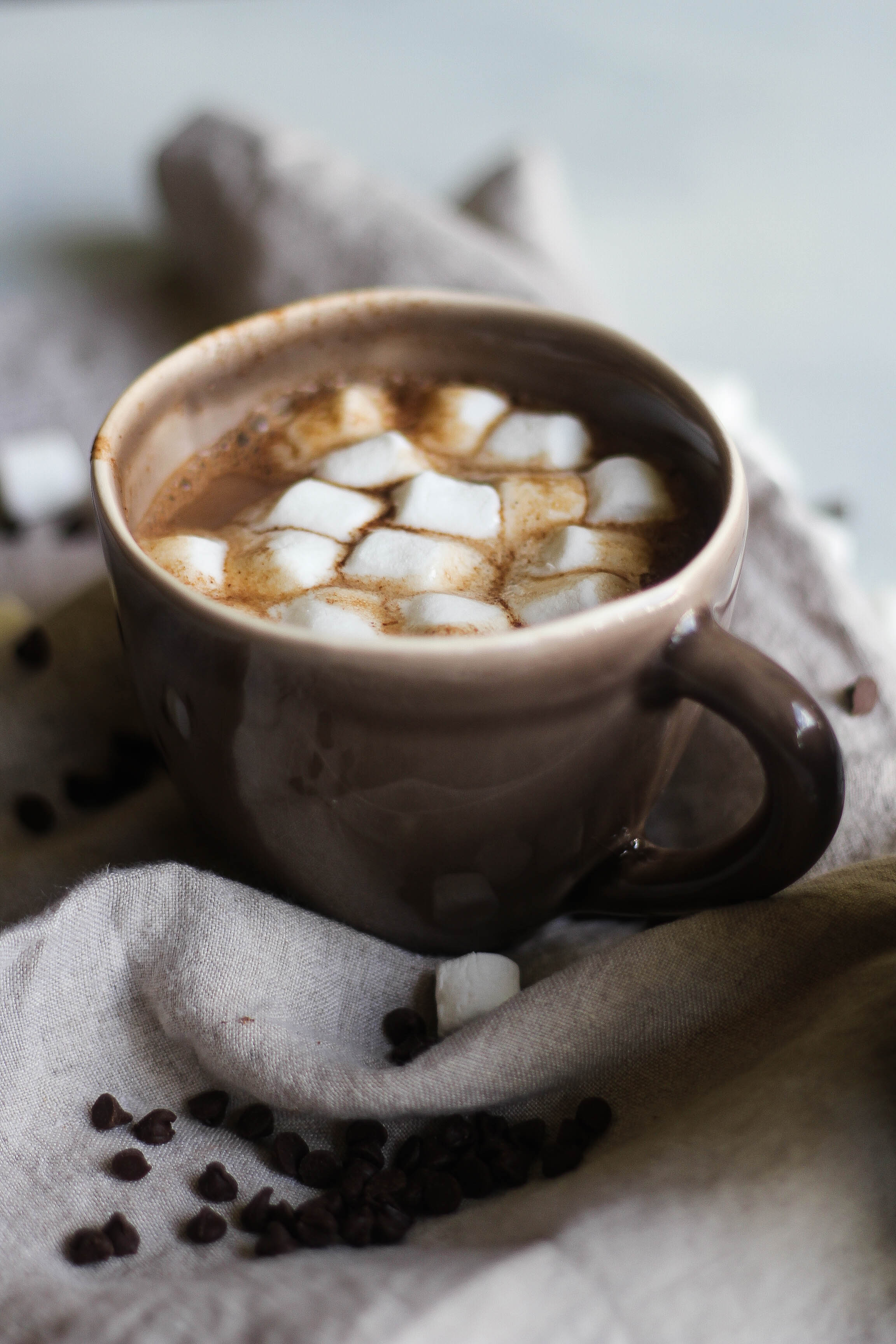 Almond Milk Hot Chocolate | the blissful balance