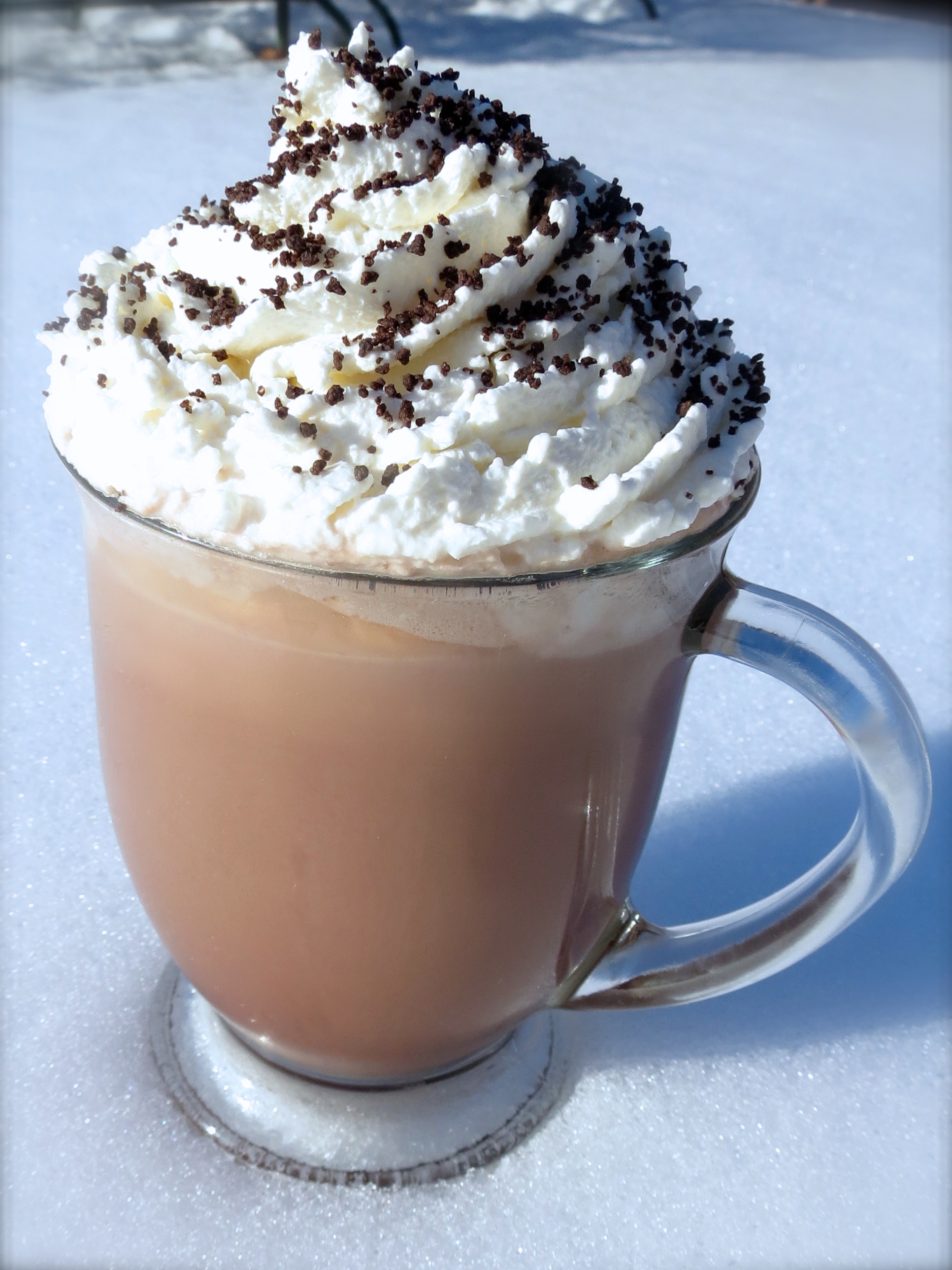 Rich, Creamy Hot Chocolate With Homemade Whipped Cream - Sprinkle ...