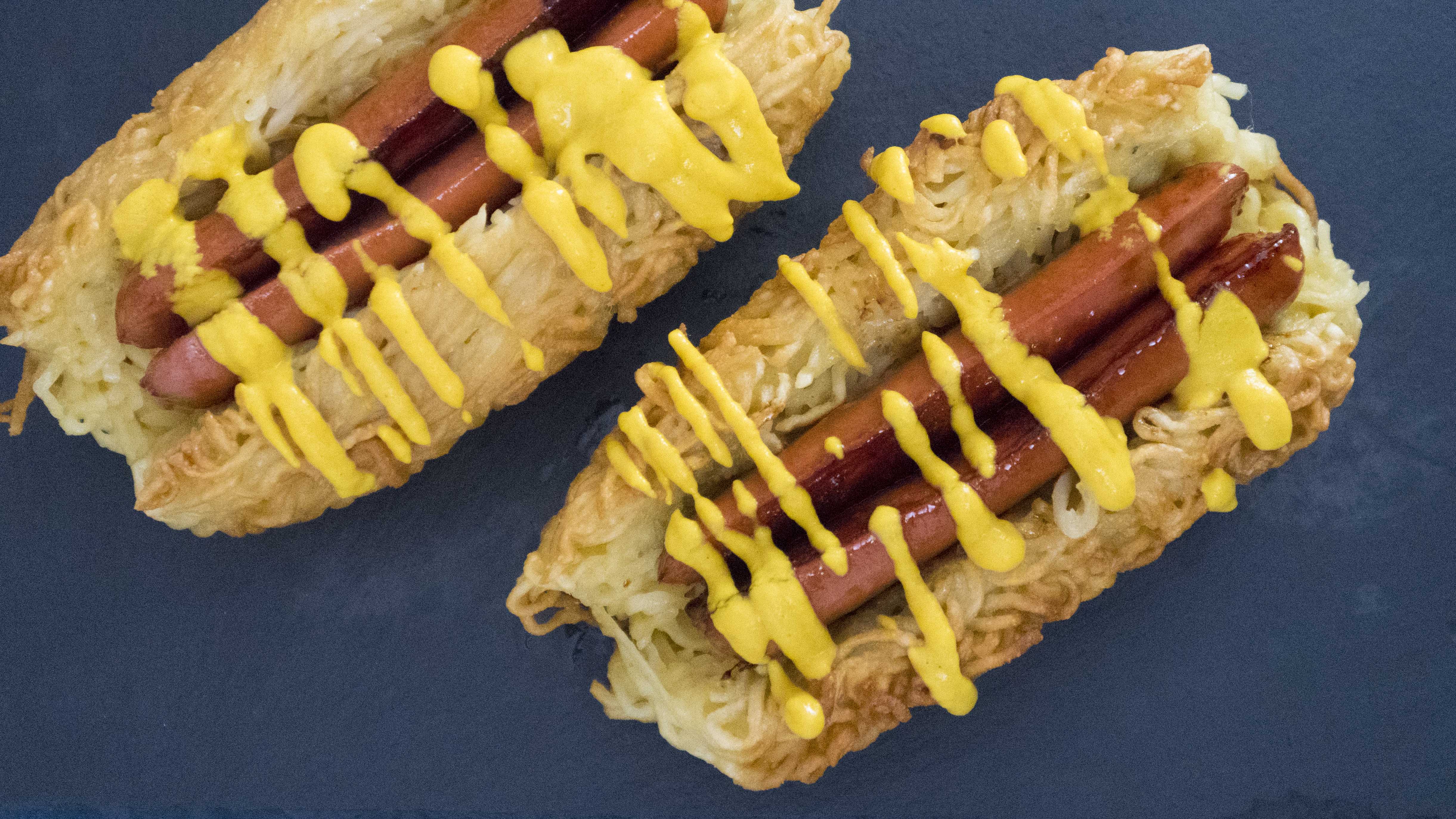 Hot Dog Ramen Buns ~ Recipe | Tastemade