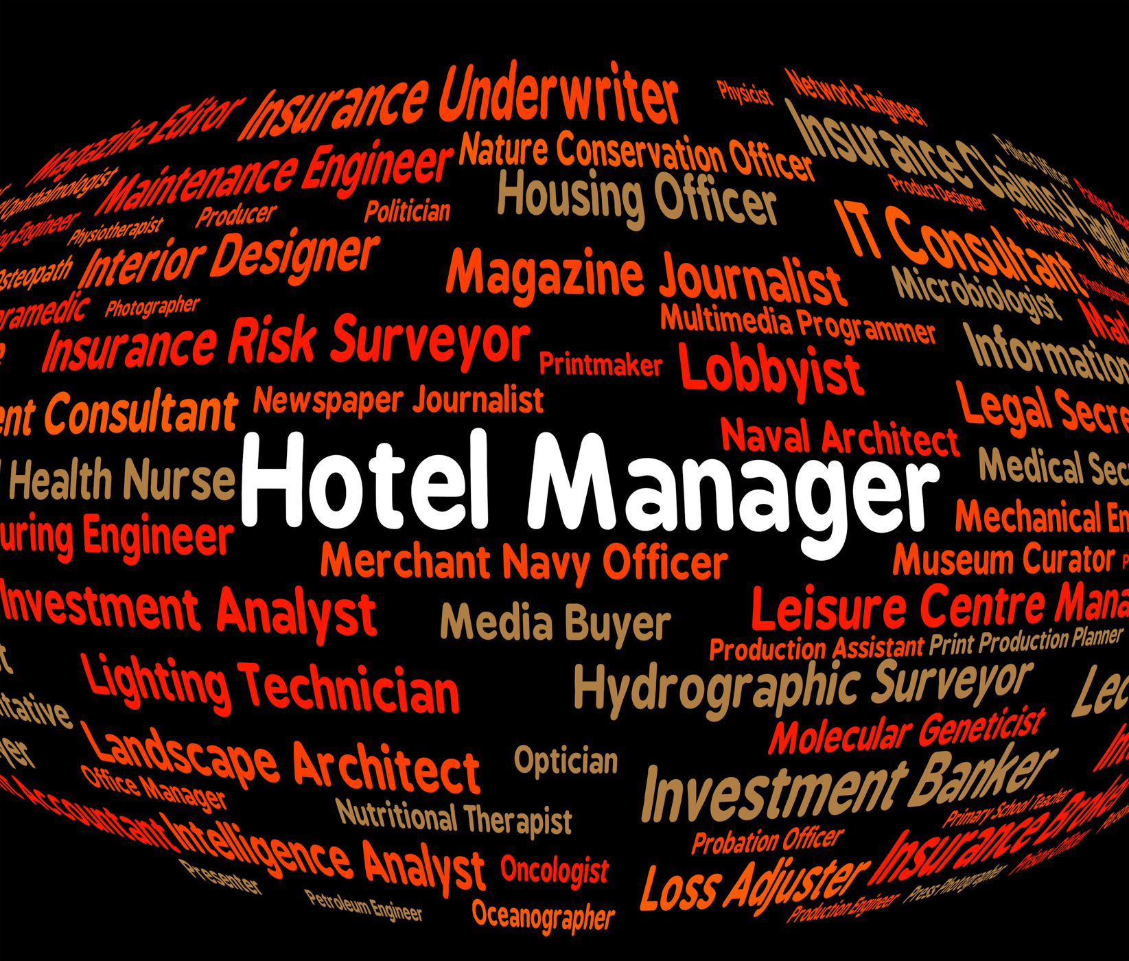 Hotel manager shows place to stay and administrator photo