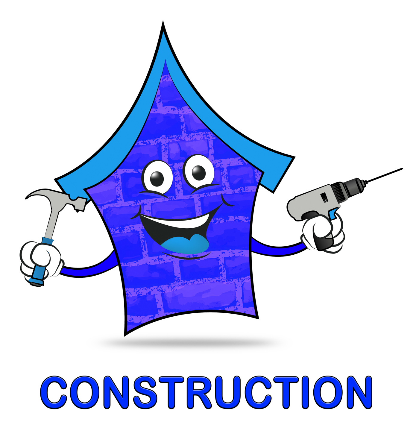 House construction means real estate building 3d illustration photo