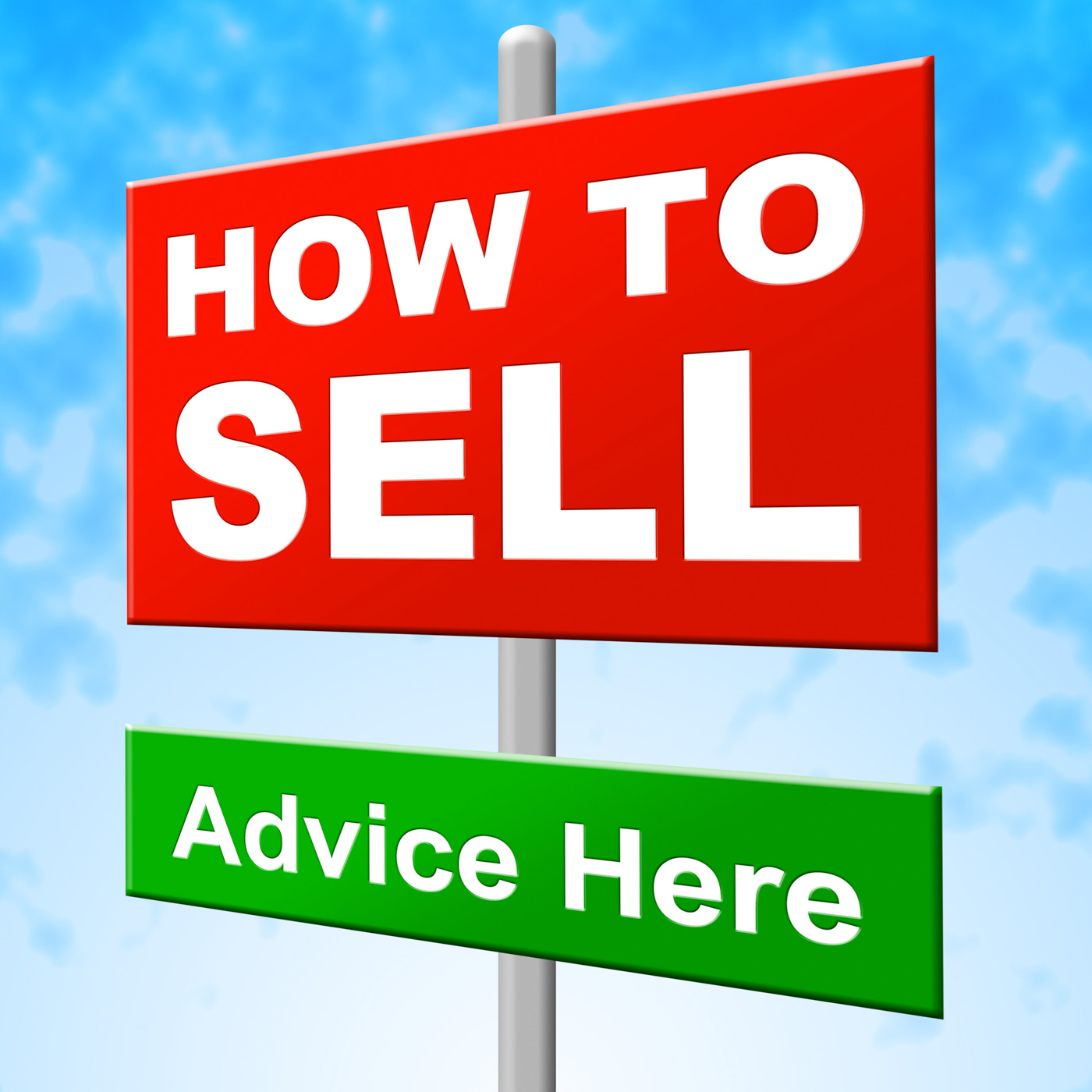 How to sell shows house for sale and message photo