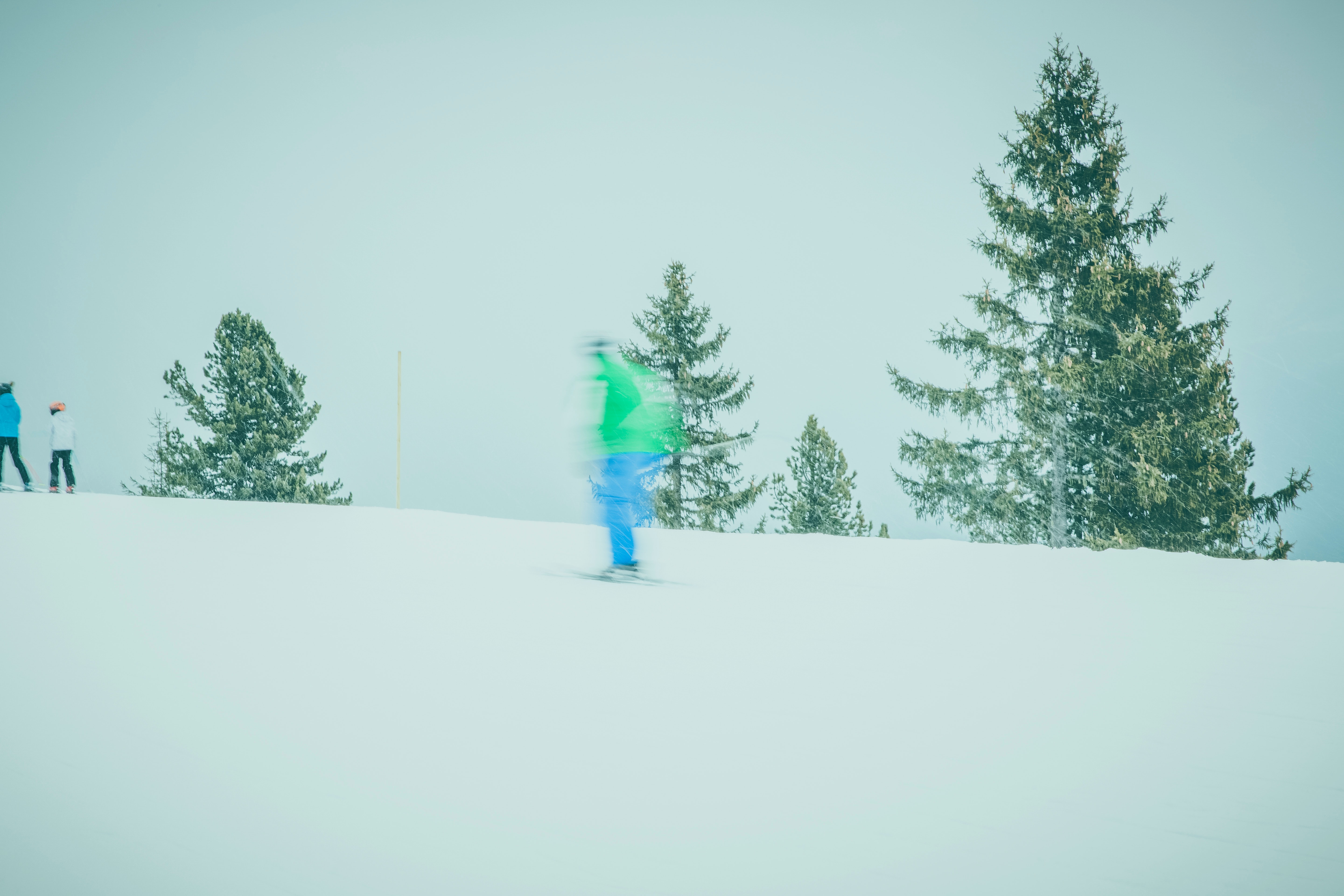 Human in Blue Pants Riding Ski Board, Adventure, Cold, Outdoors, Skiing, HQ Photo