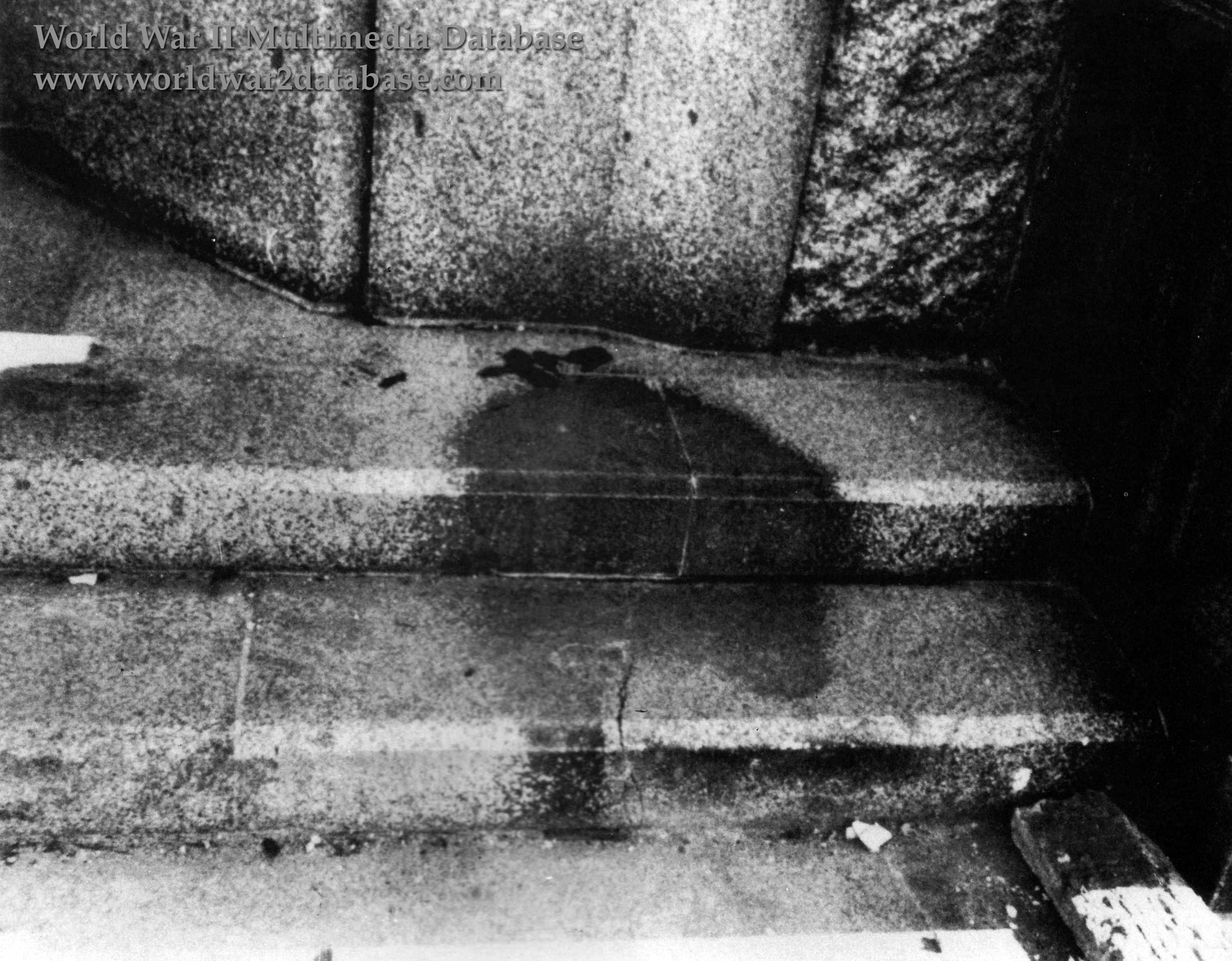 Human Shadow Etched In Stone | The World War II Multimedia Database