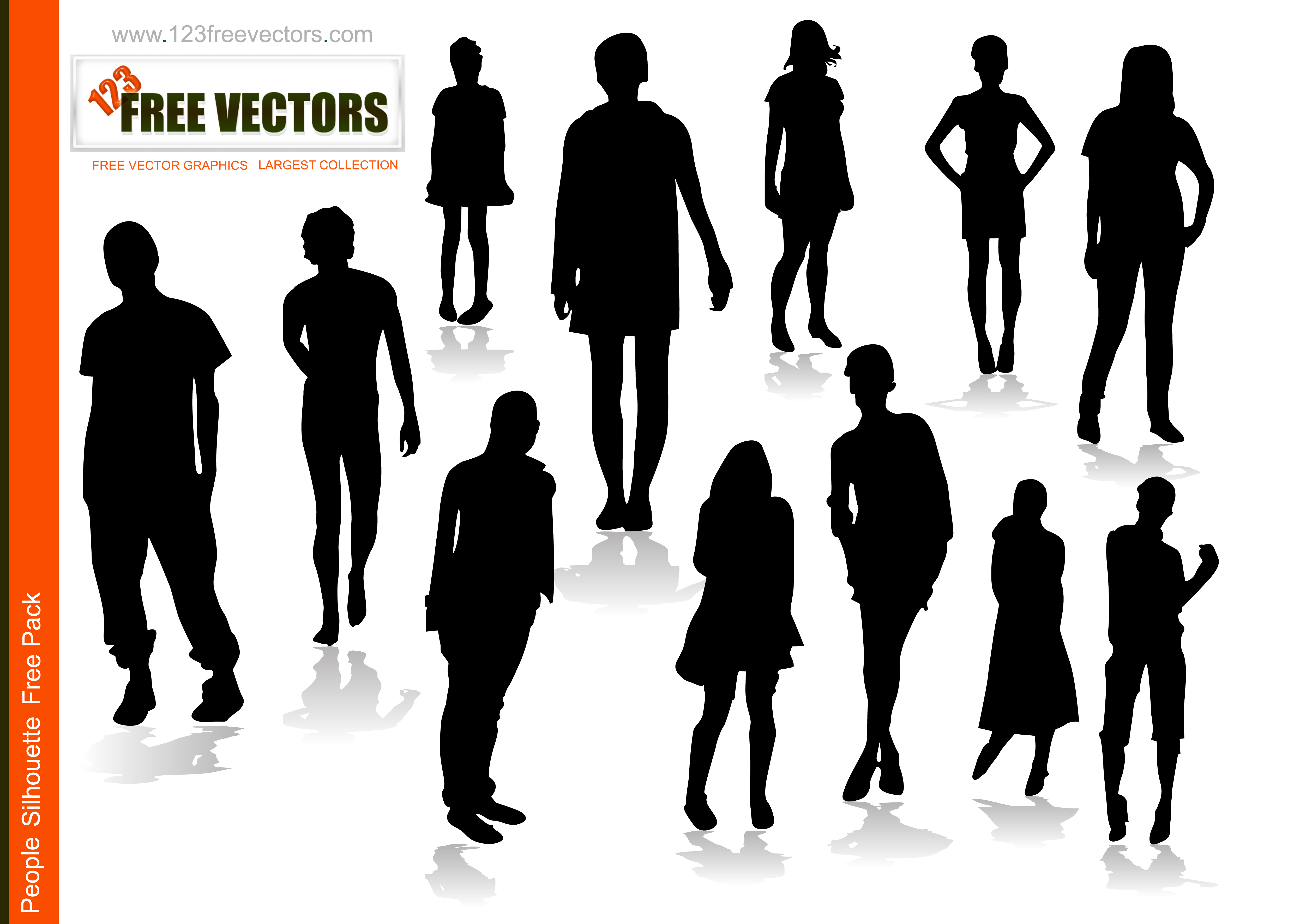 260+ Human Silhouettes Vectors | Download Free Vector Art & Graphics ...
