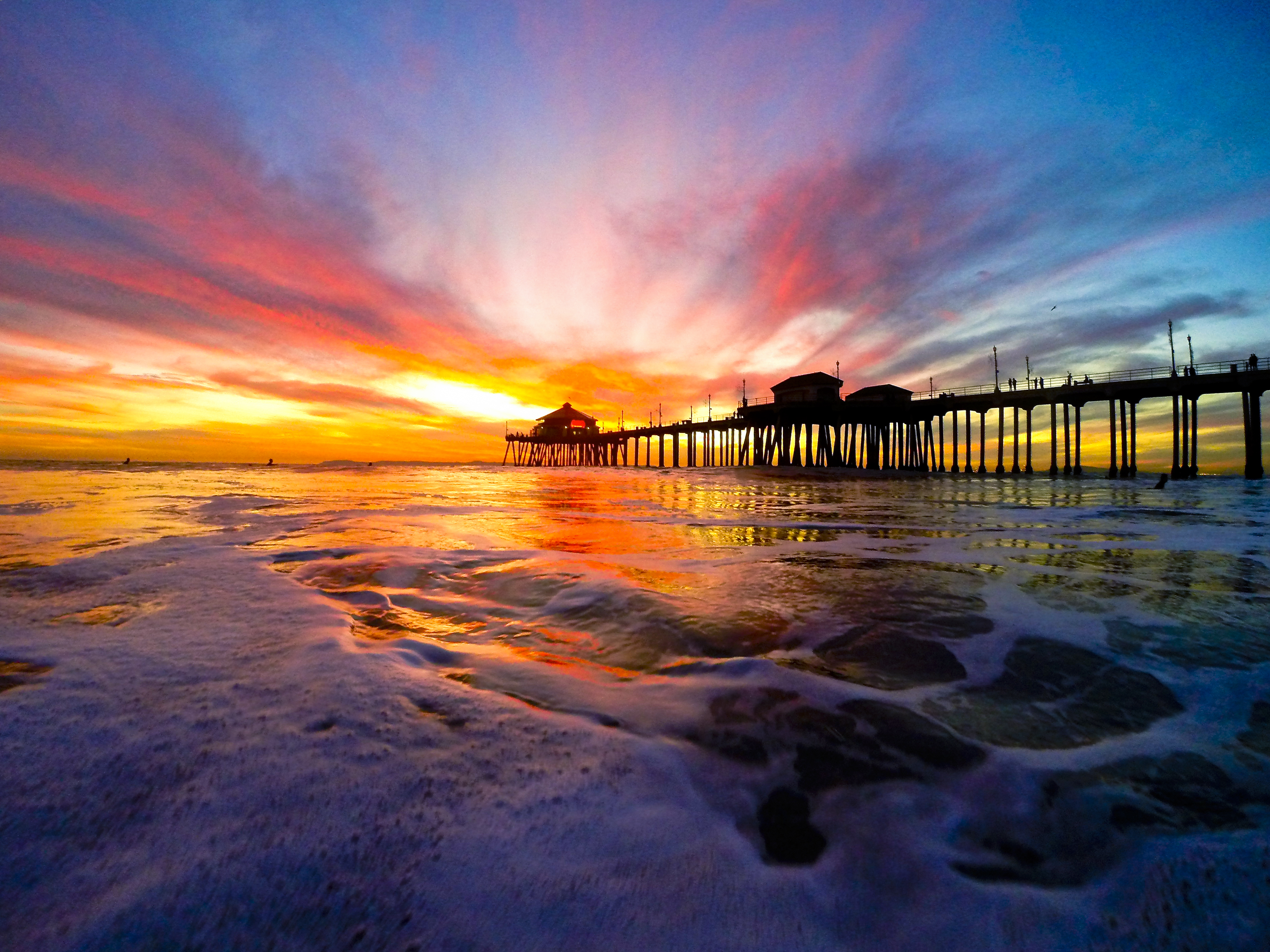 Huntington Beach Sunset by FotoMerlin - Surf City Family