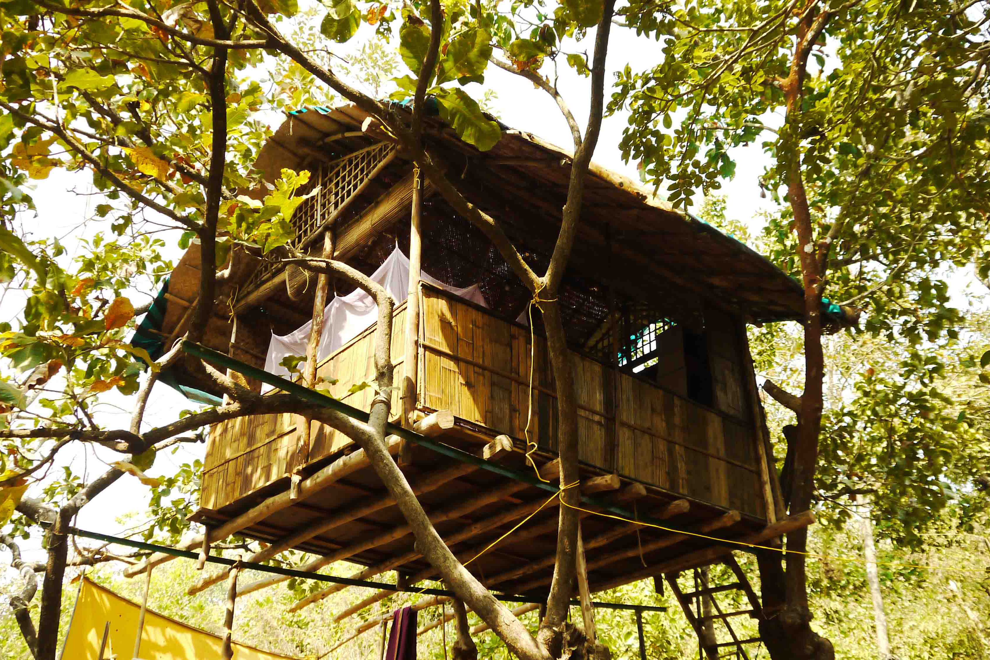 Tree Huts « Kaama Kethna – Your Yoga-Resort in South-Goa