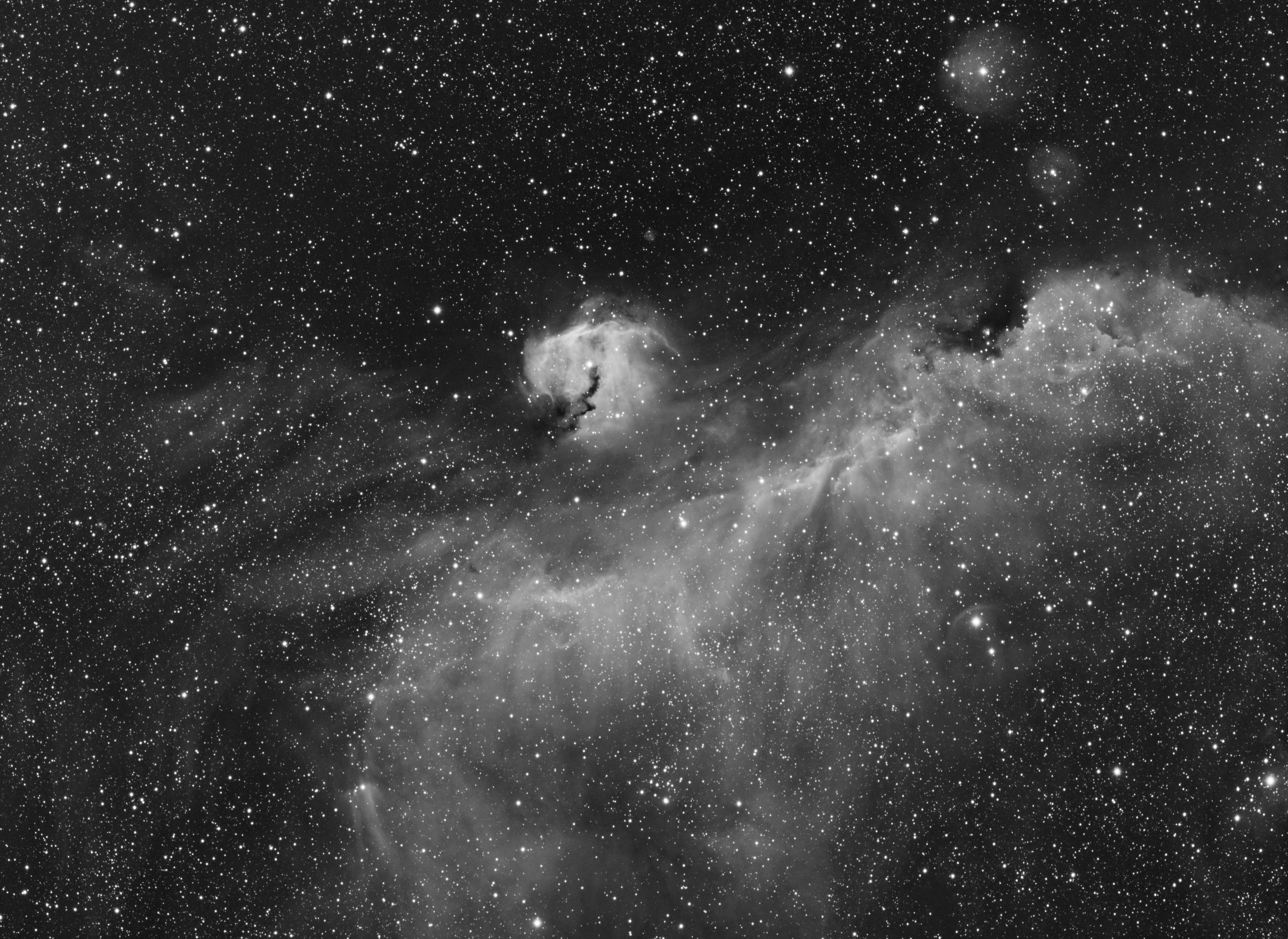 Ic2177 in the deep south of the winter milky way photo