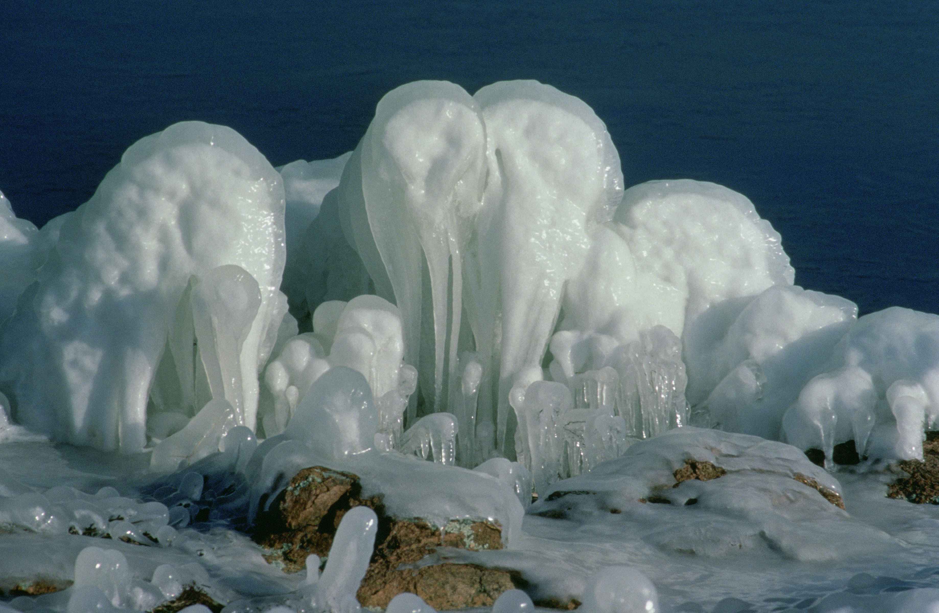 Free picture: ice, formation, winter, sculpures
