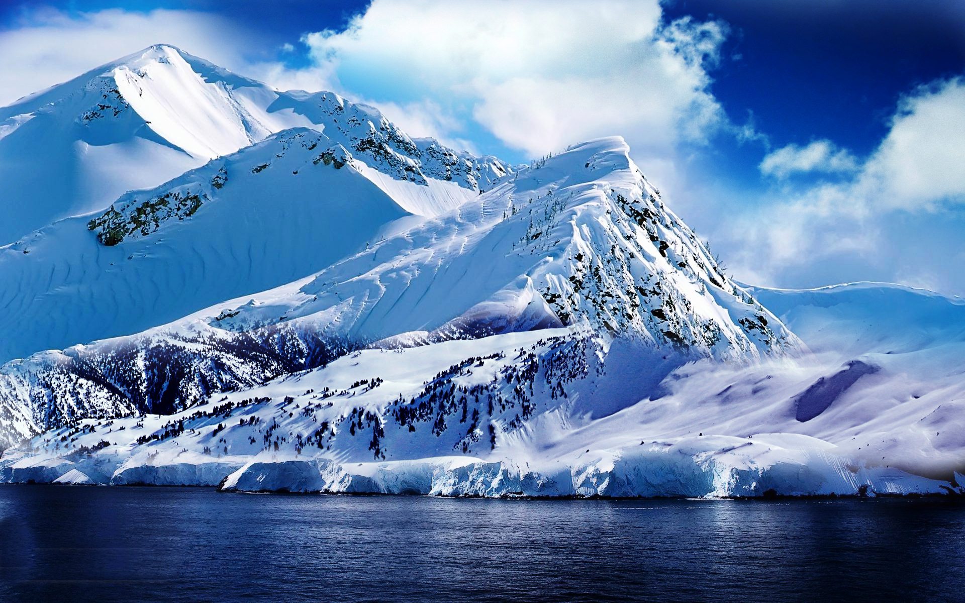Awesome Ice Mountain Wallpaper Wallpaper | WallpaperLepi
