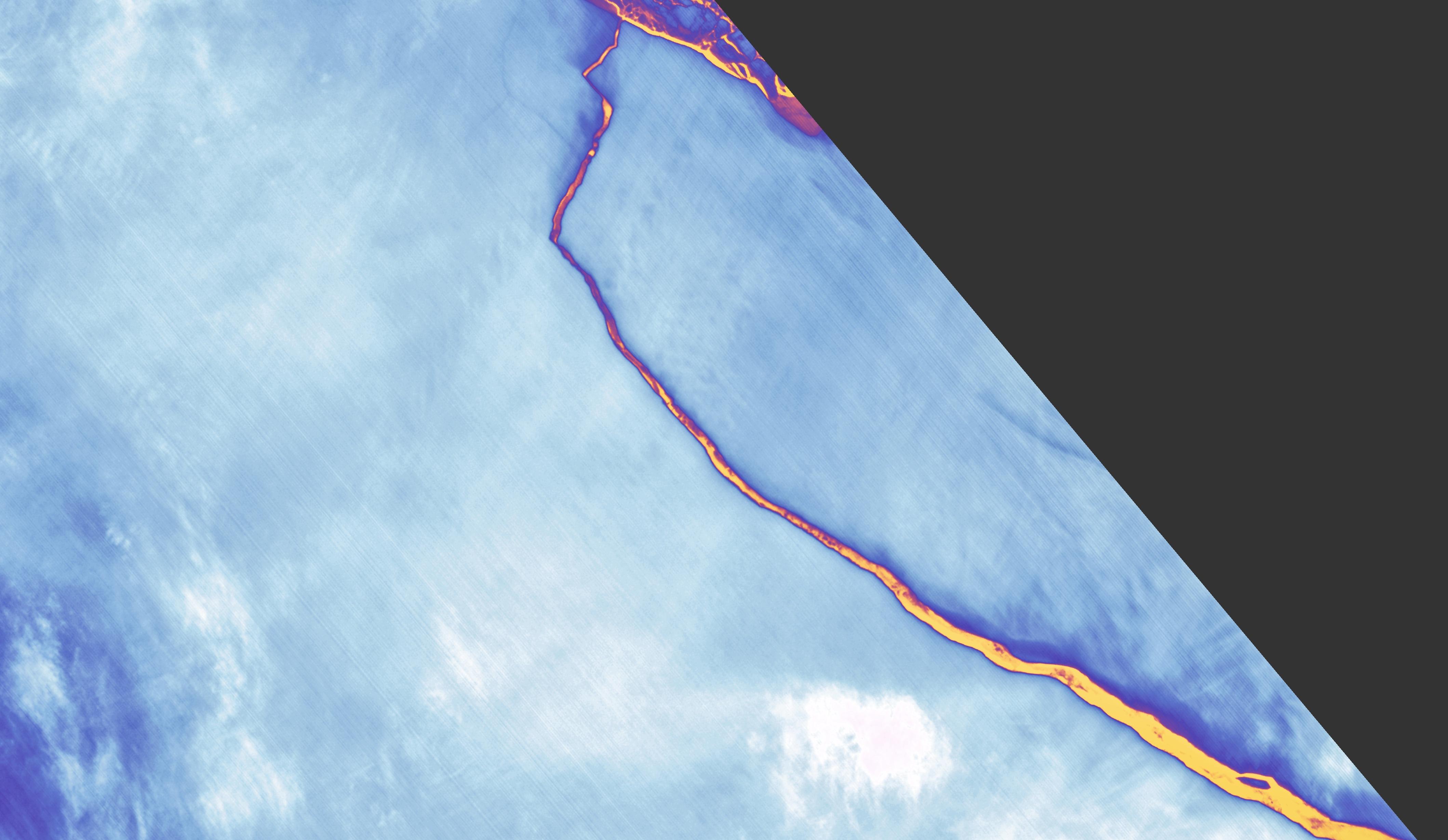 The Infrared Map Of The Larsen C Iceberg Calving Is Disturbingly ...
