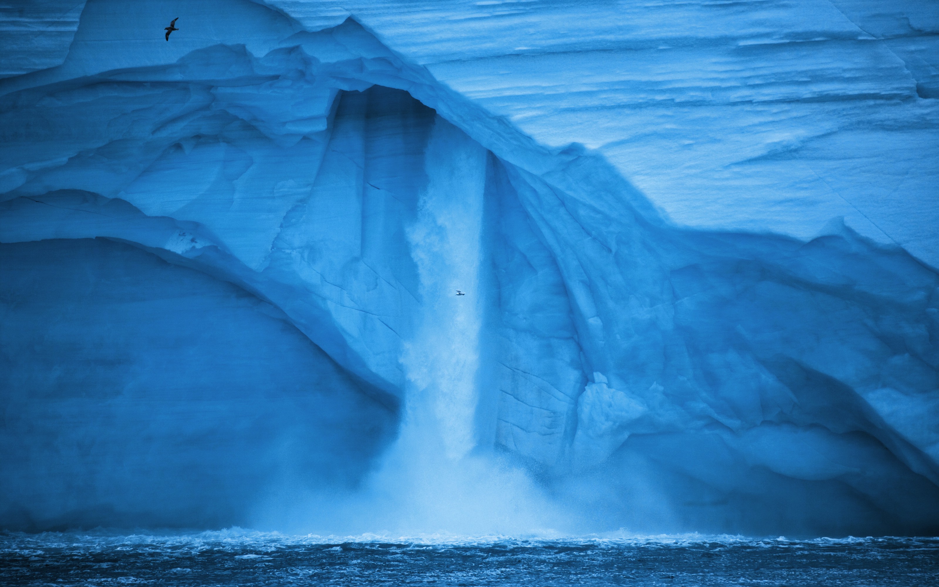 Iceberg waterfall photo