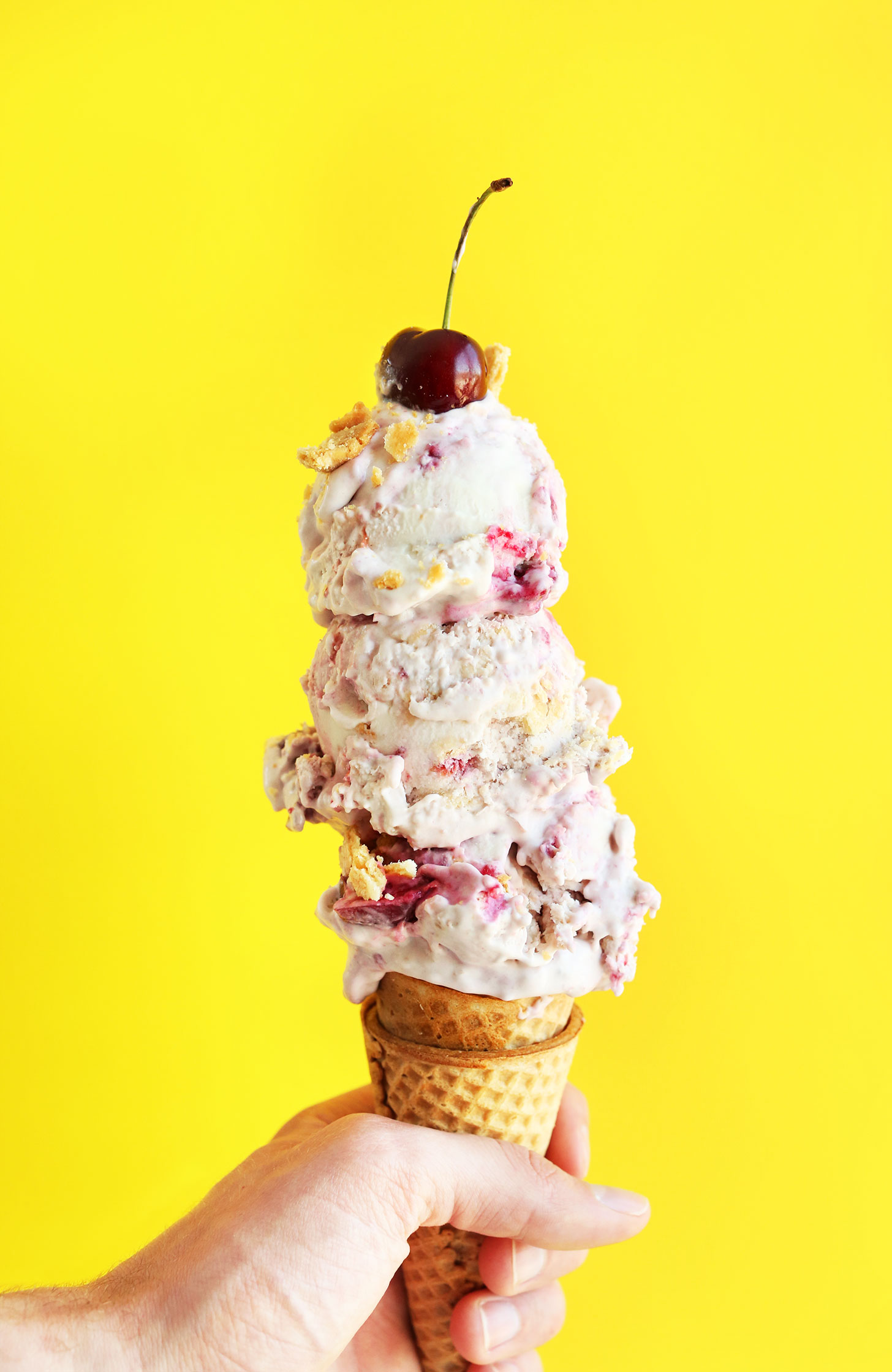 Cherry Pie Ice Cream (Vegan) | Minimalist Baker Recipes