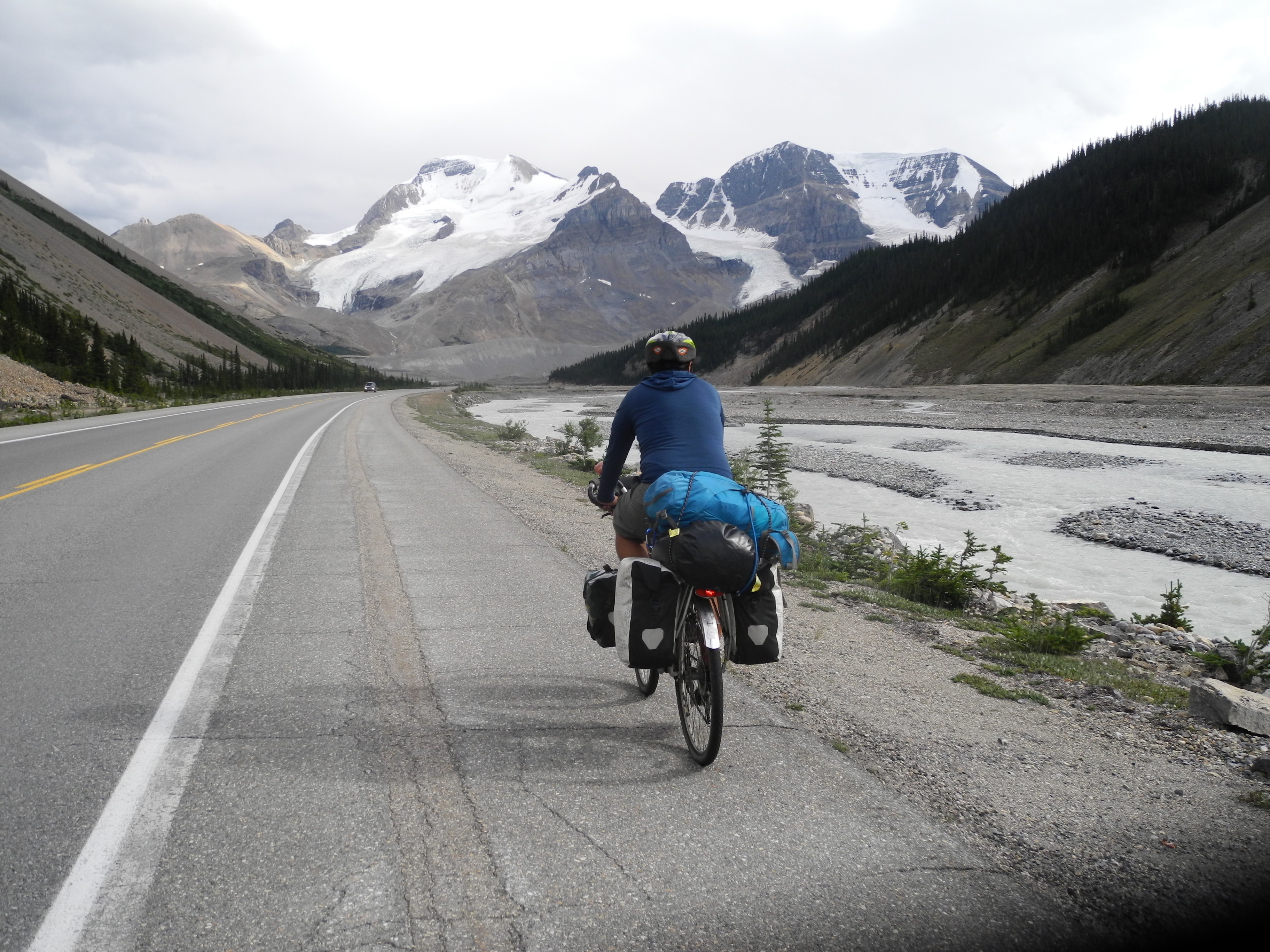 Cycling the Icefields Parkway: Winter in August - Tasting Travels