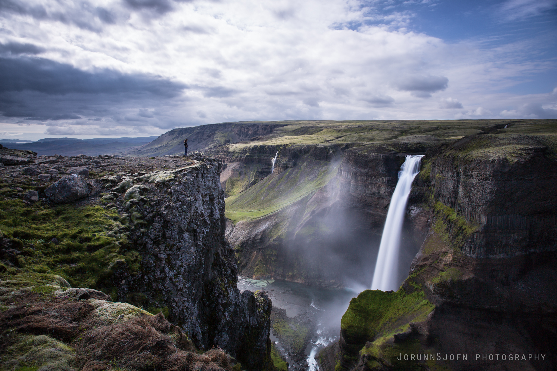 Icelandic waterfall photo