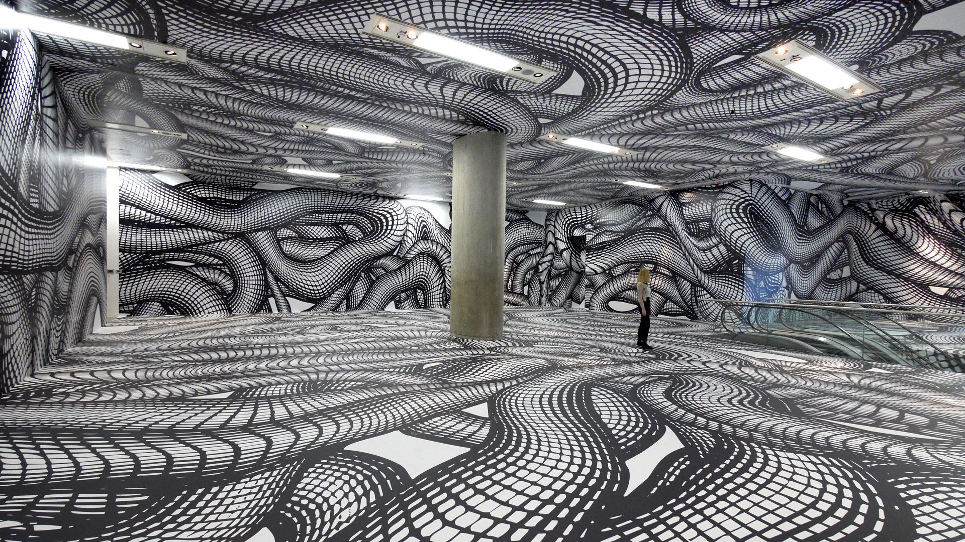 Peter Kogler's Rooms of Illusions - Projection Mapping Central
