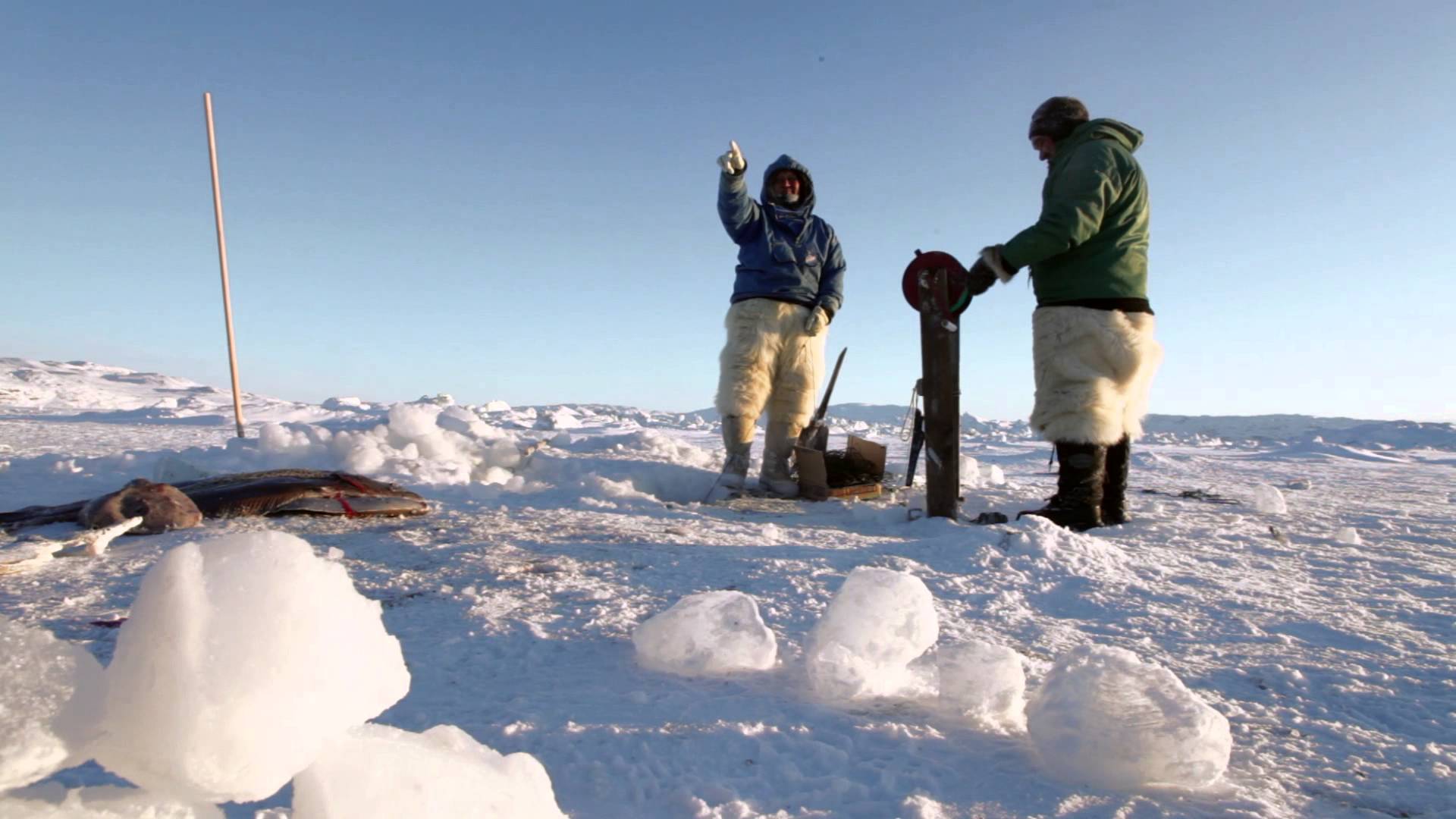 Ice Fishing in Greenland - YouTube