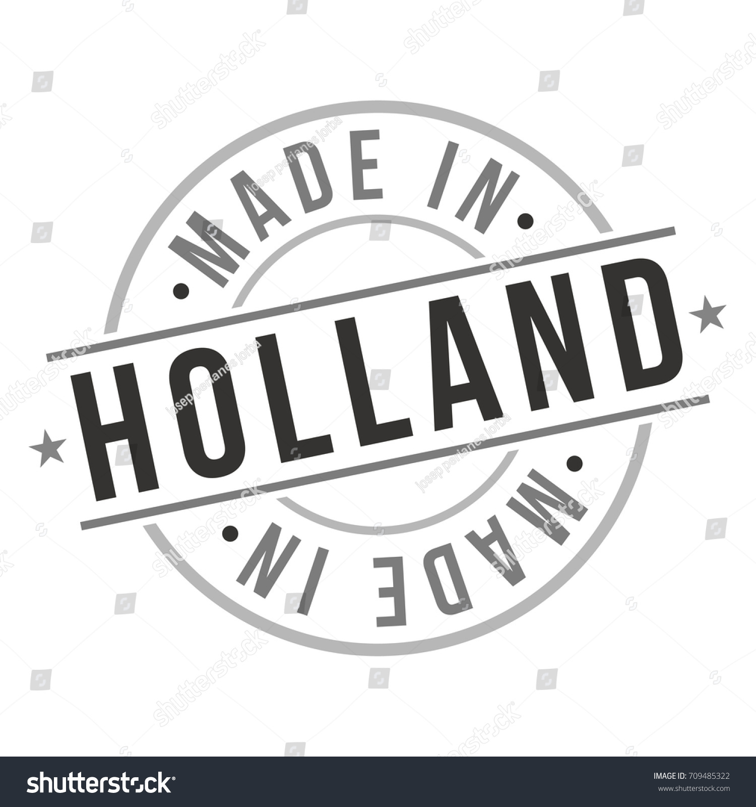 Made Holland Stamp Logo Icon Symbol Stock Photo (Photo, Vector ...