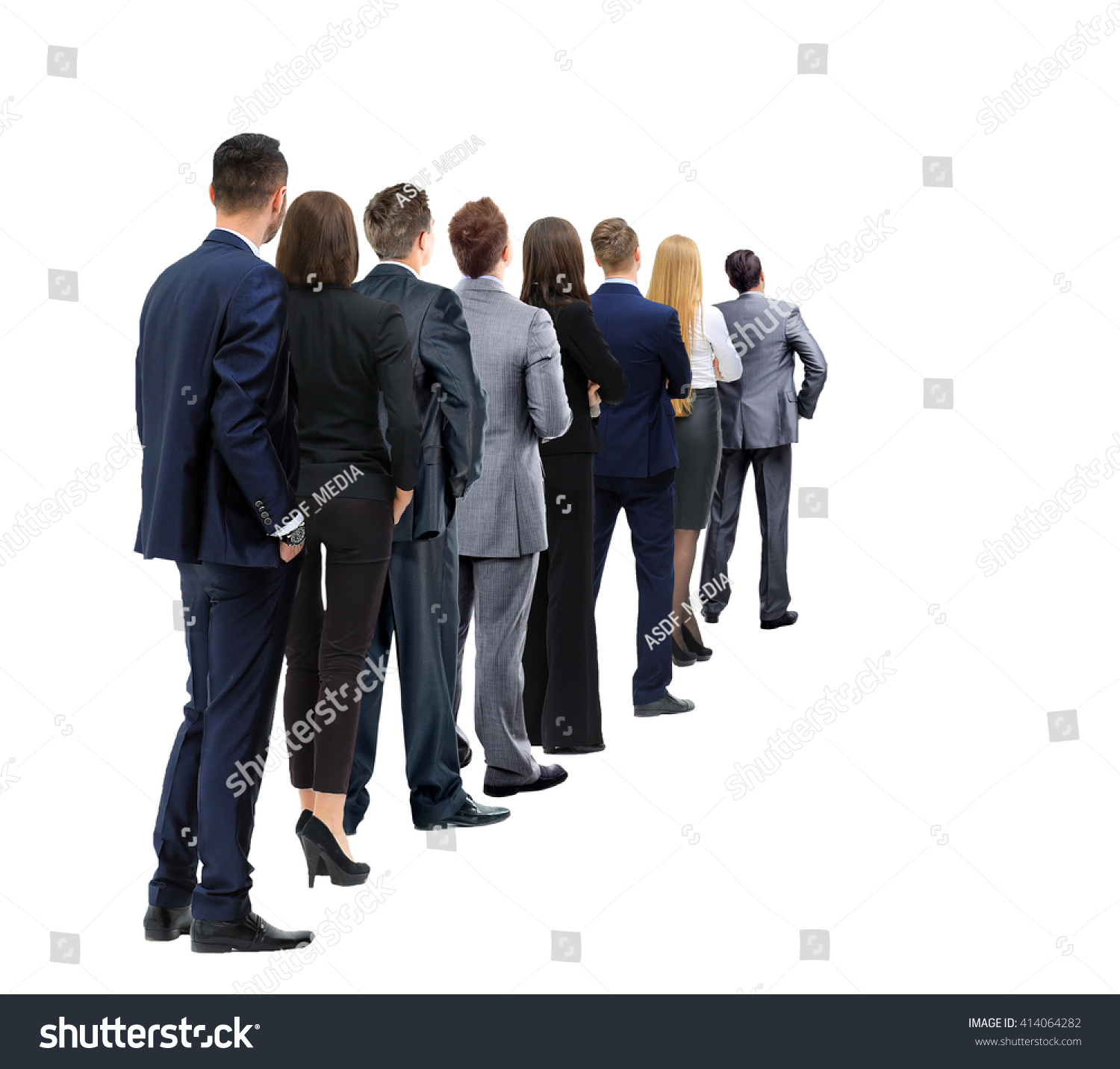 Waiting Their Turn People Queue Stock Photo (Edit Now)- Shutterstock