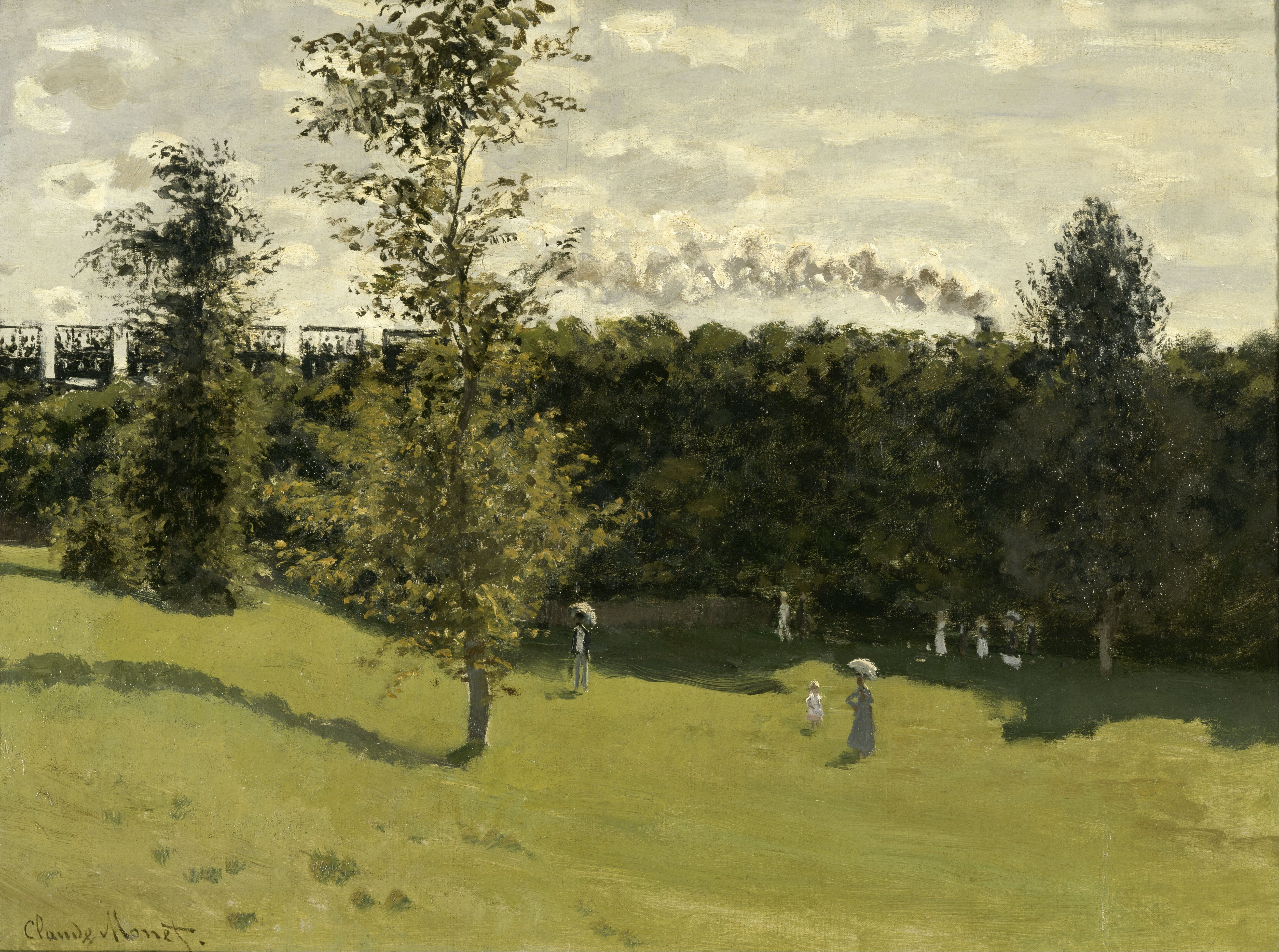 File:Claude Monet - Train in the Countryside - Google Art Project ...