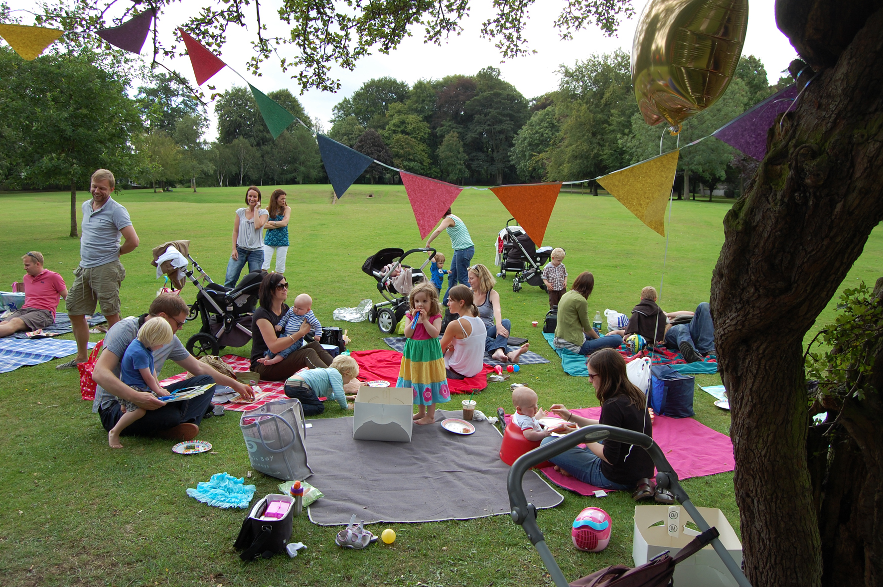 a party in the park - Cupcakes for Clara