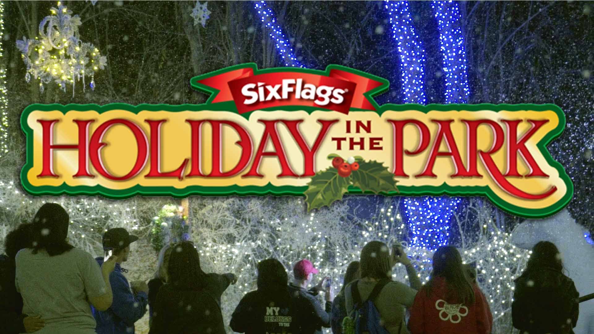 Holiday in the Park at Six Flags Highlights (Christmas) - YouTube
