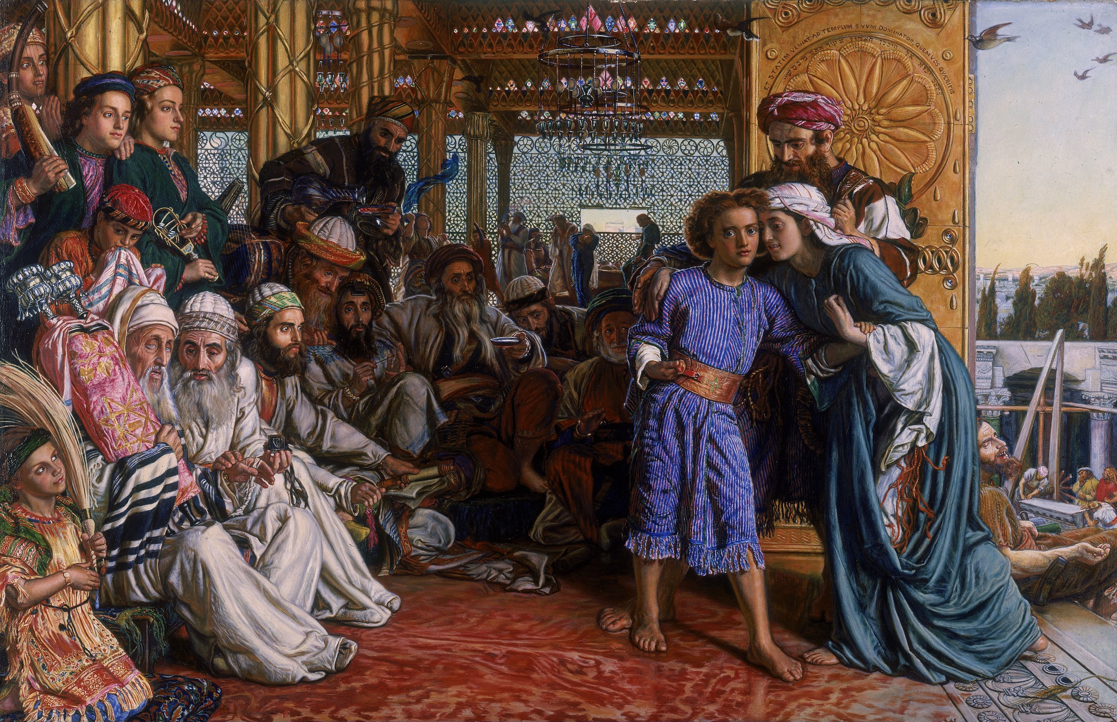 File:William Holman Hunt - The Finding of the Saviour in the Temple ...