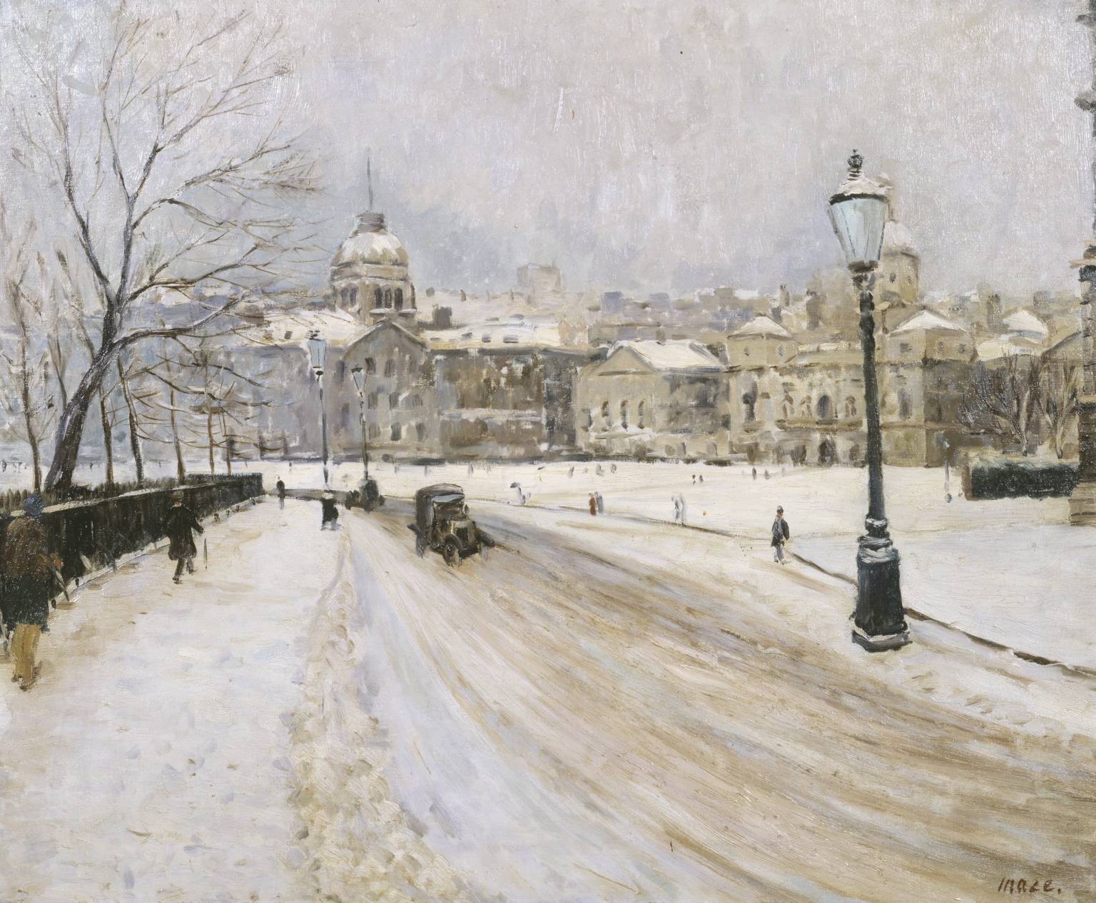 Whitehall in Winter', Paul Maze, 1920 | Tate
