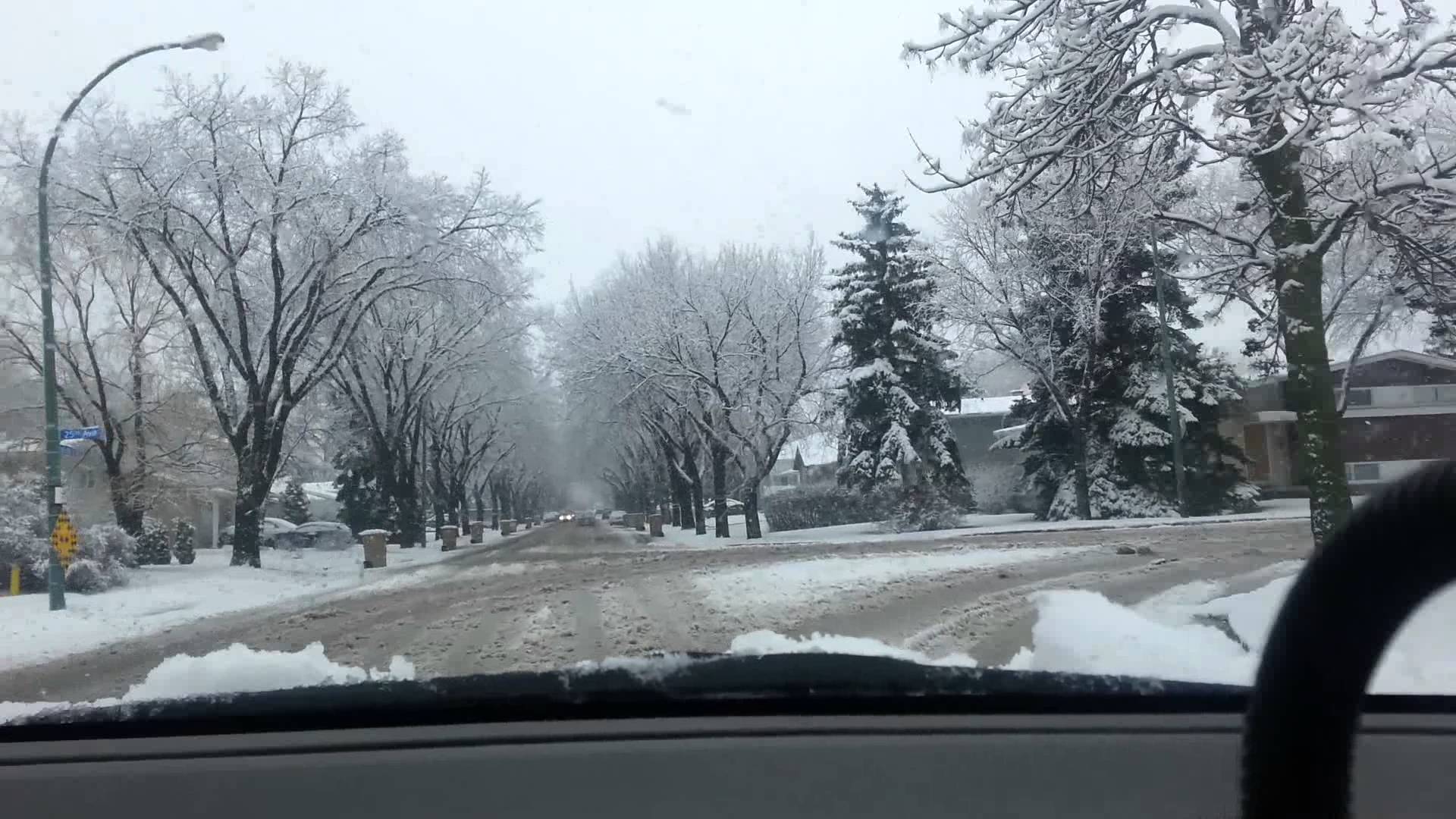 Regina SK every snowy morning in winter - YouTube