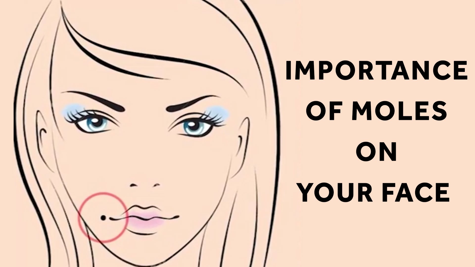 Importance of Moles on Your Face - YouTube