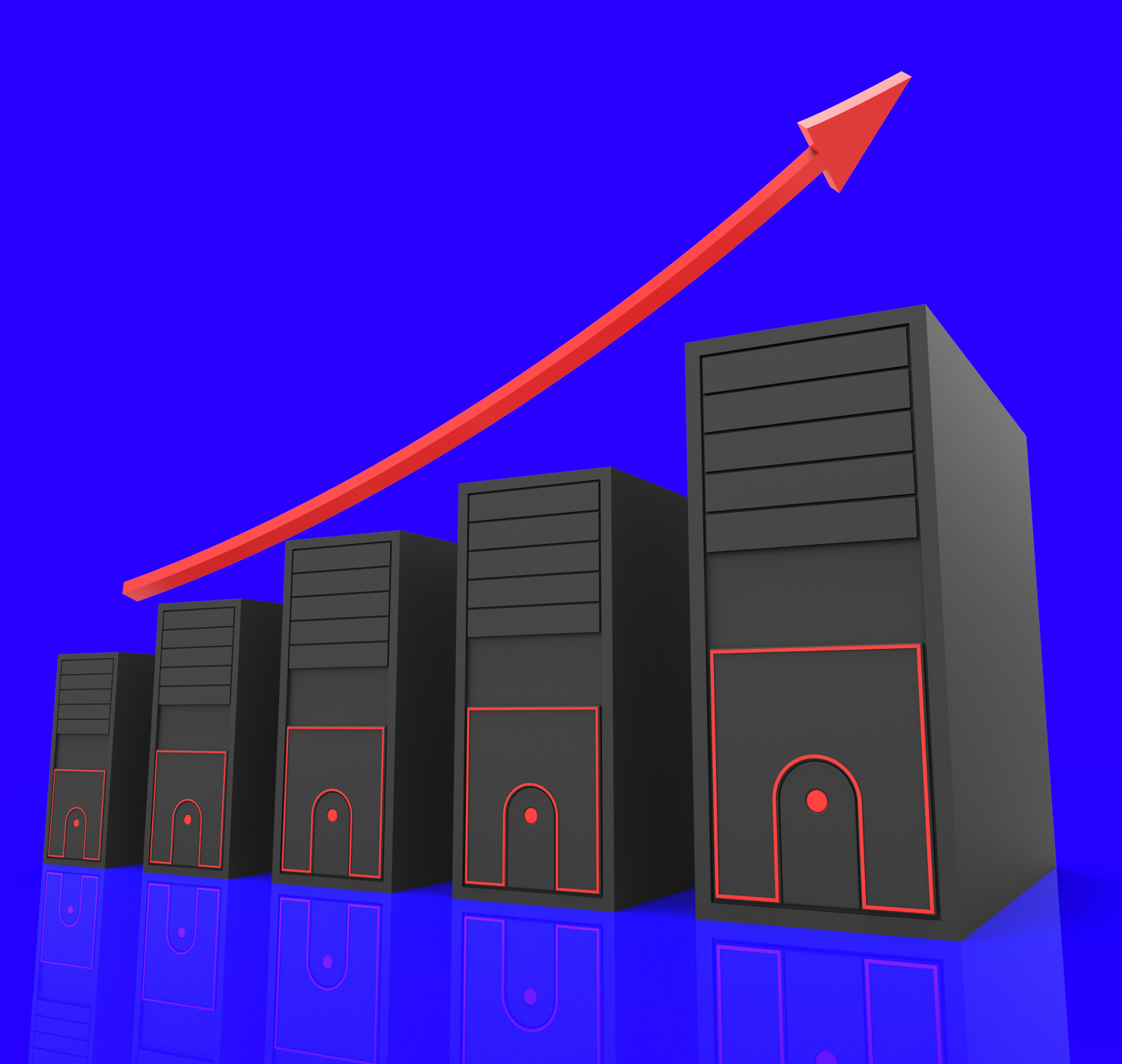 Increase Computer Storage Shows Improvement Advance And Upward, Advance, Processor, Web, Upwards, HQ Photo