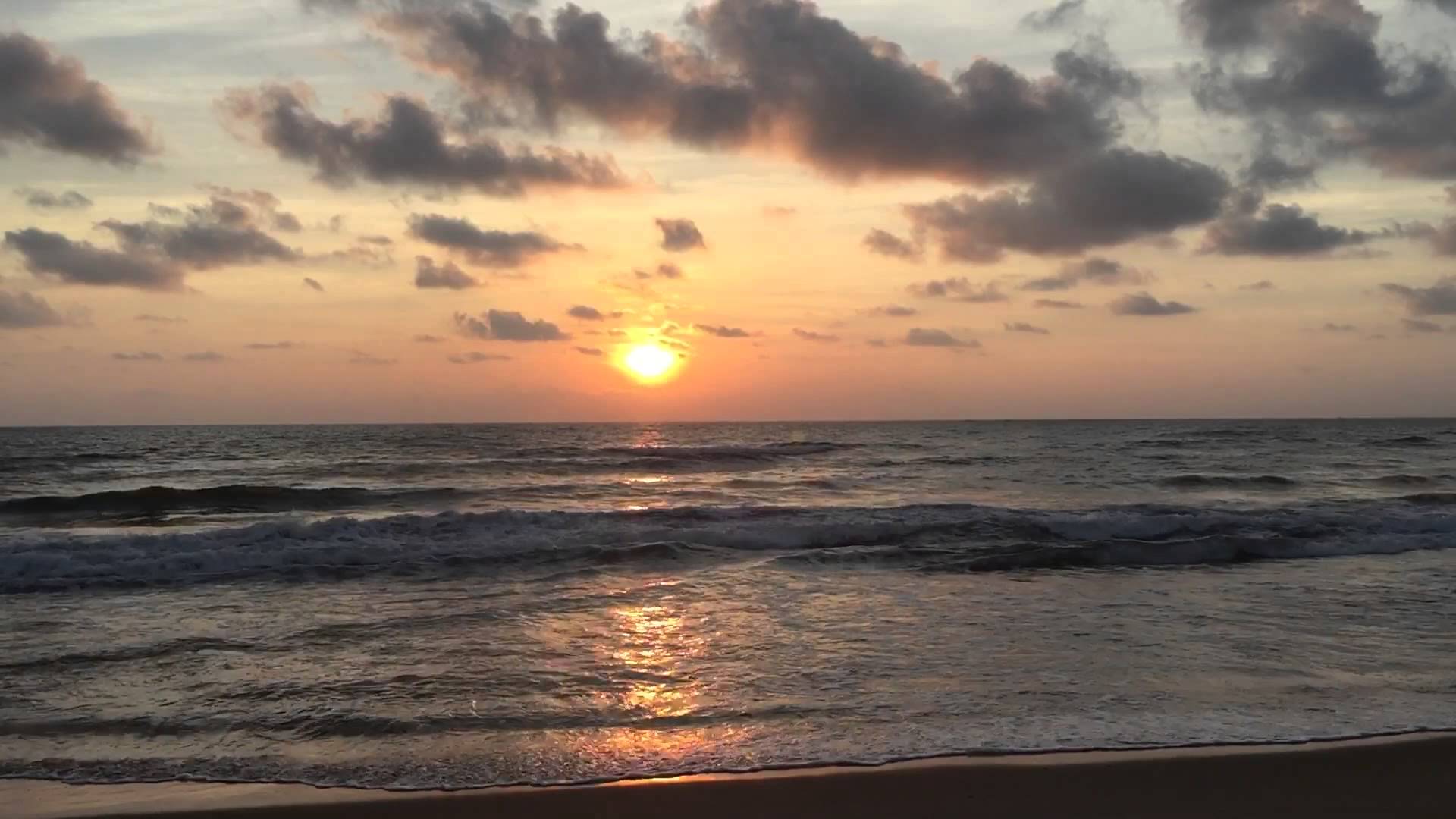 Sunset, India, Mamallapuram - YouTube