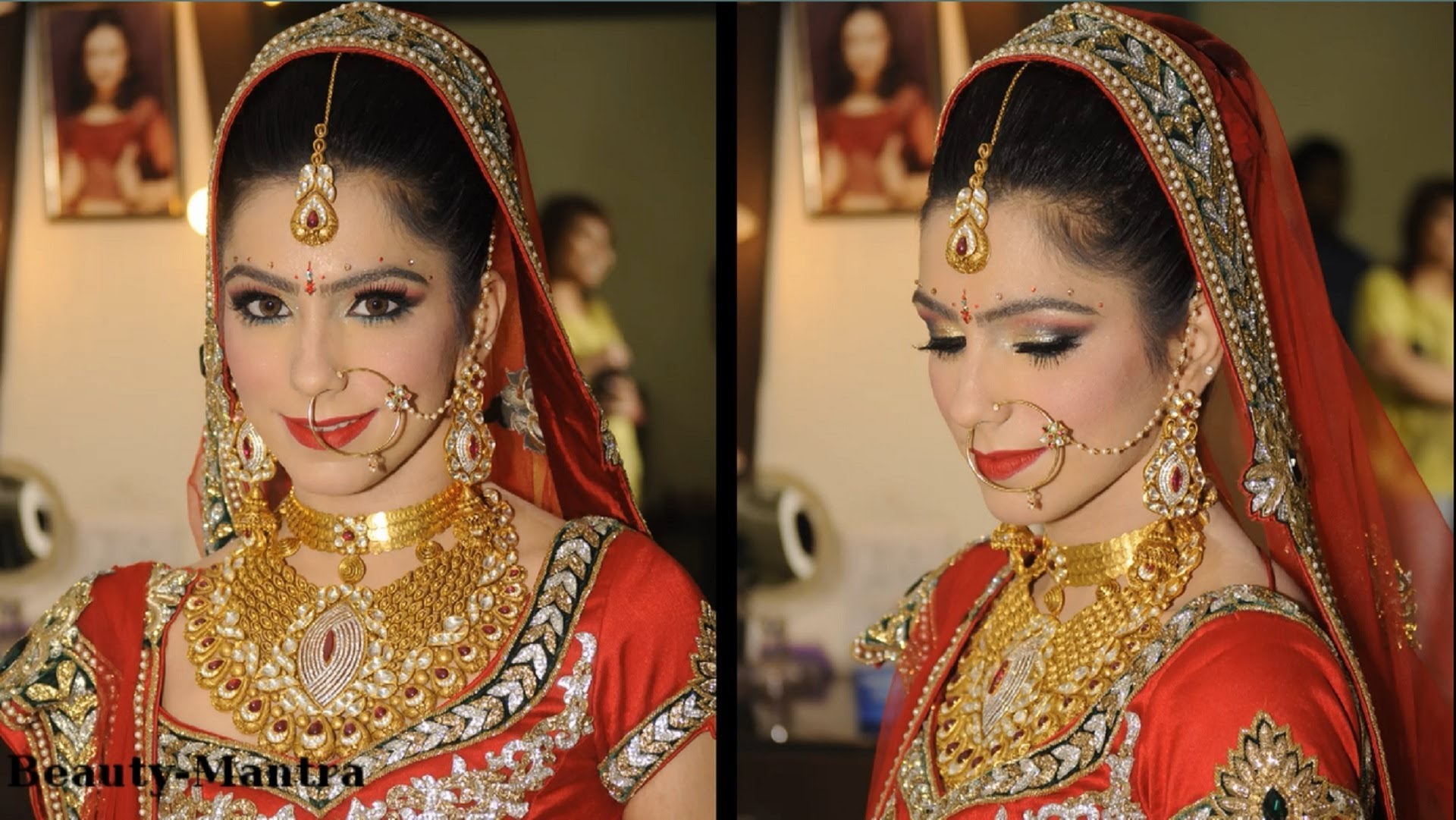 Bridal Makeup Ideas - Traditional Indian Bride - YouTube