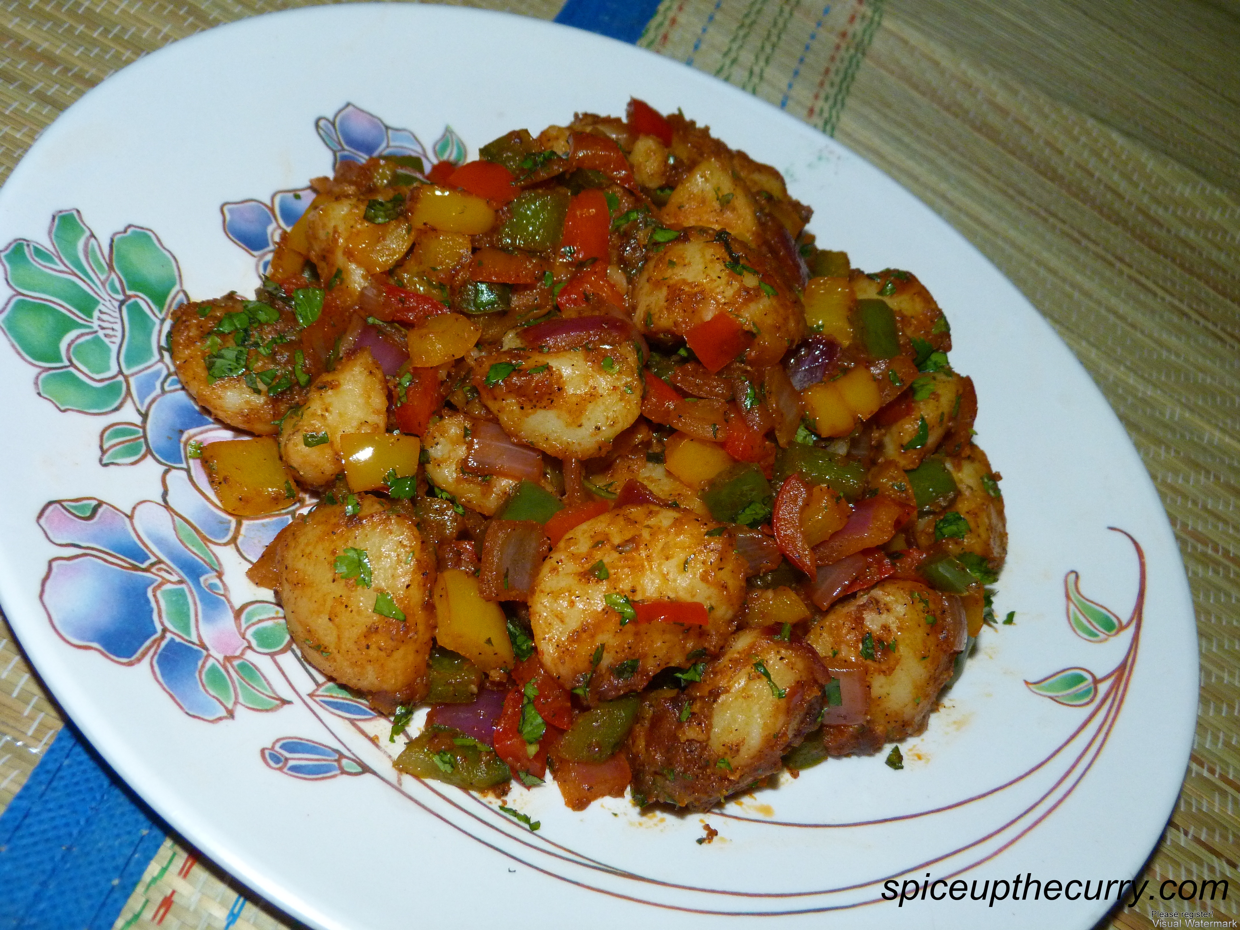 Potato chaat recipe - Aloo chaat recipe