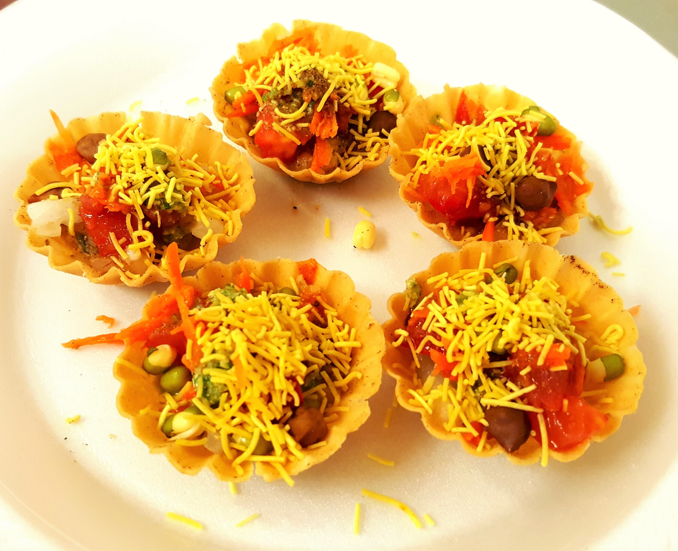 Free Photo Indian Chats Masalapuri Panipuri Plate Free Download 