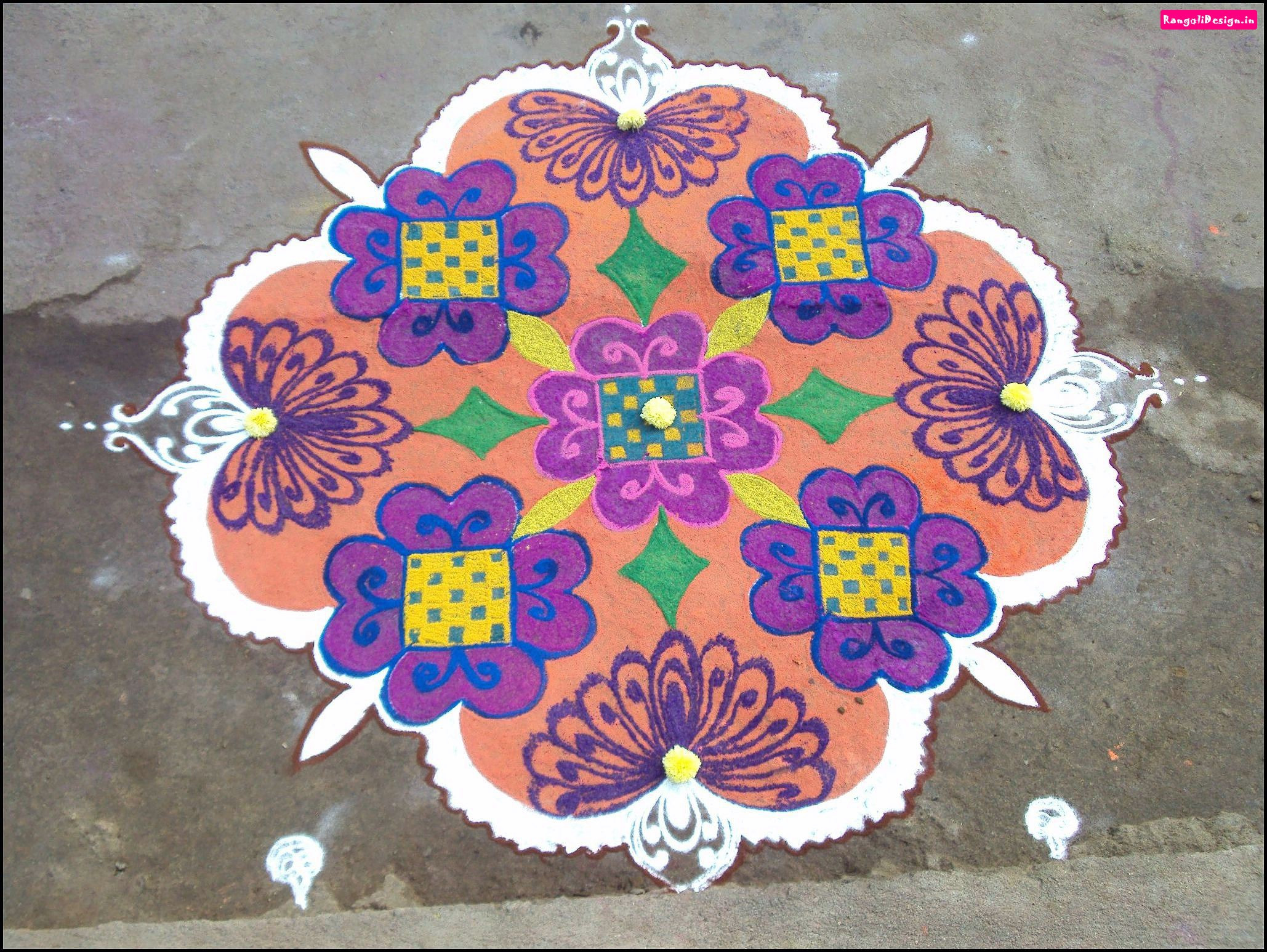 Latest Indian Rangoli Designs Photos For Diwali Also Download ...